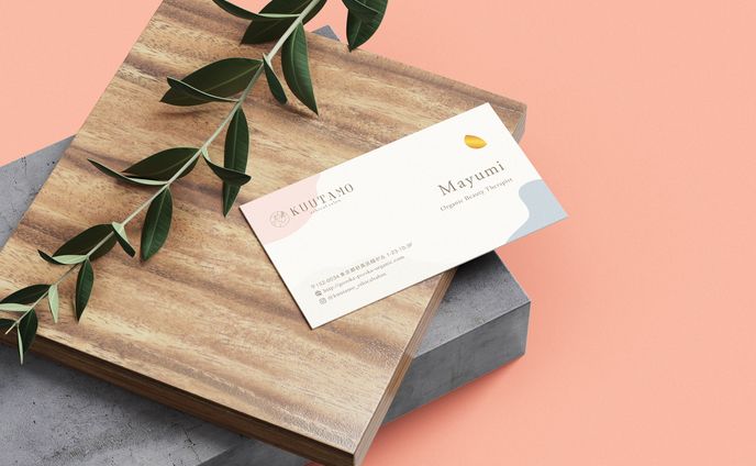 kuutamo organic&beauty 名刺