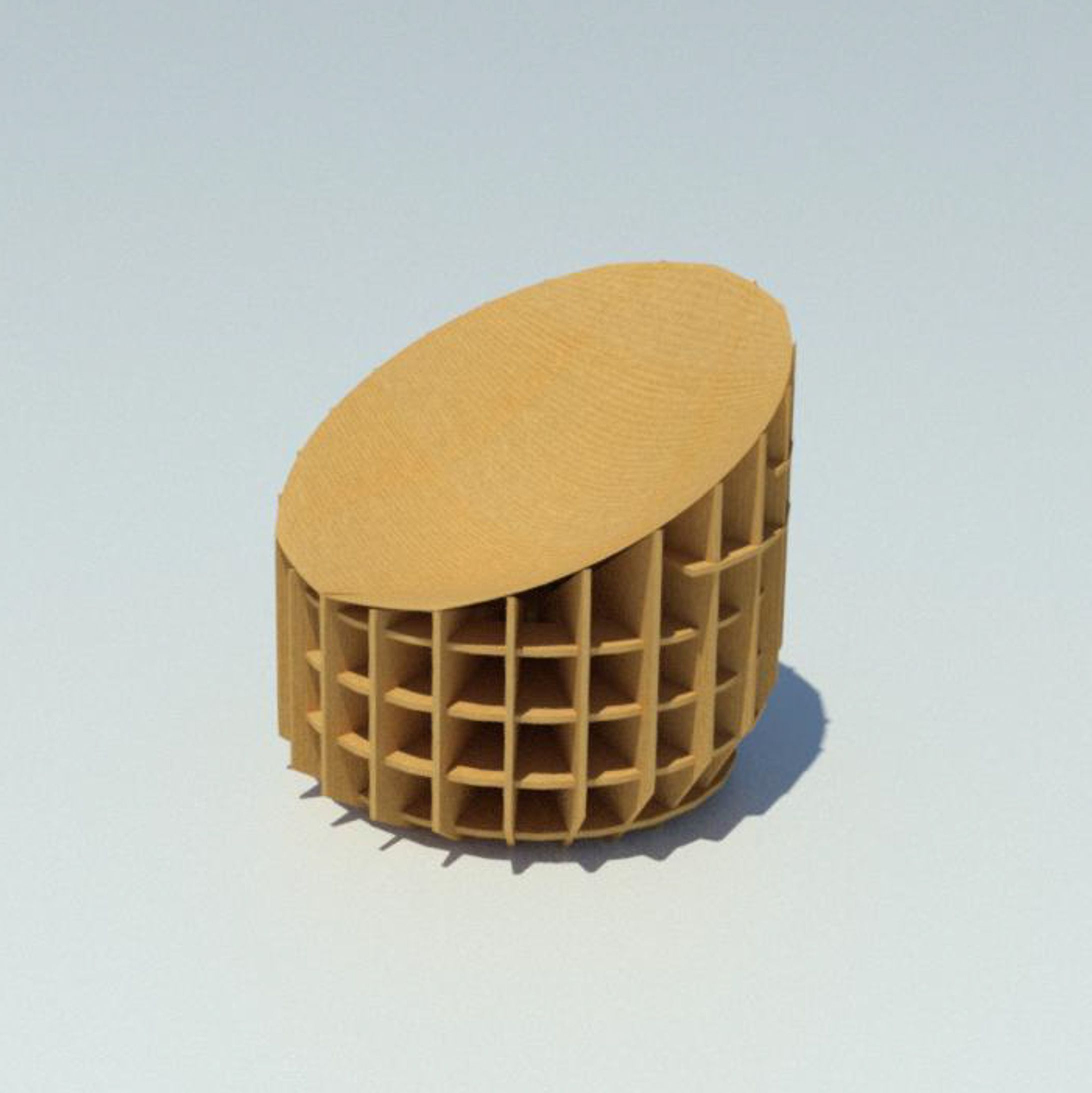 段ボールのイス-1