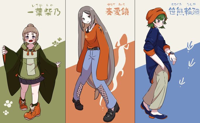 trpg立ち絵、一次創作