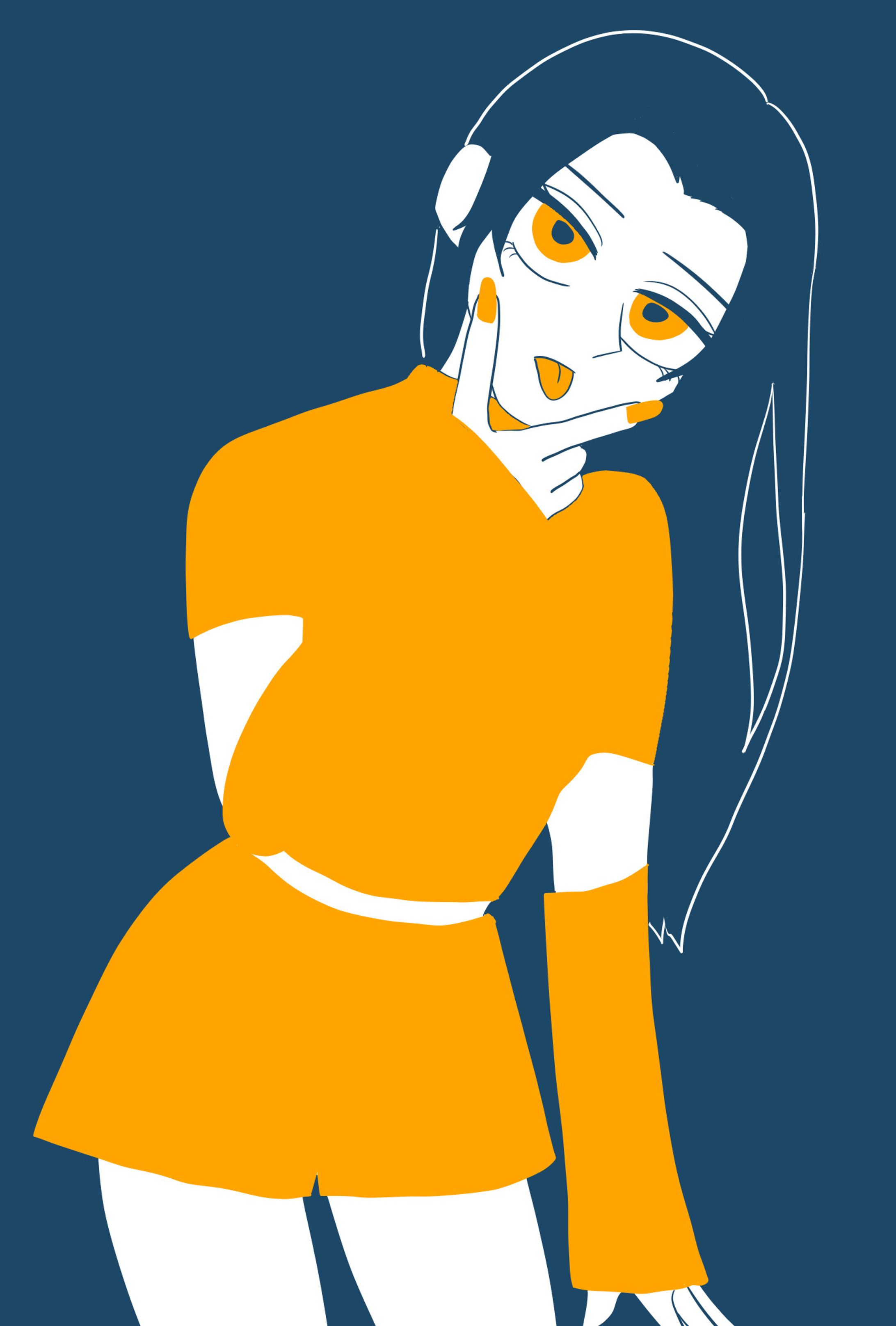 colorful girl-1