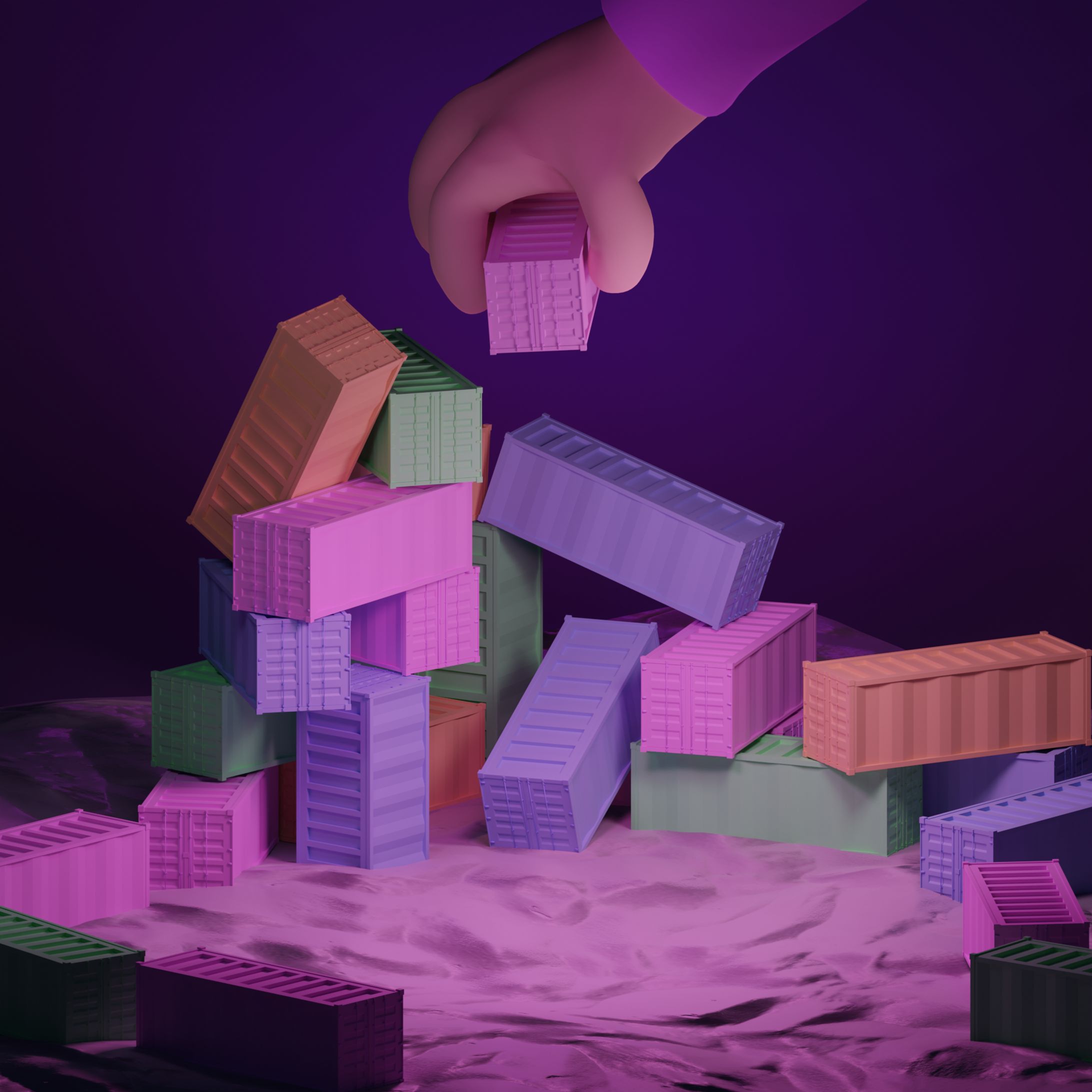 Blender作品(画像)-1