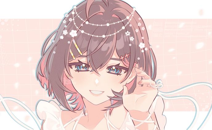 【創作】バストアップイラスト