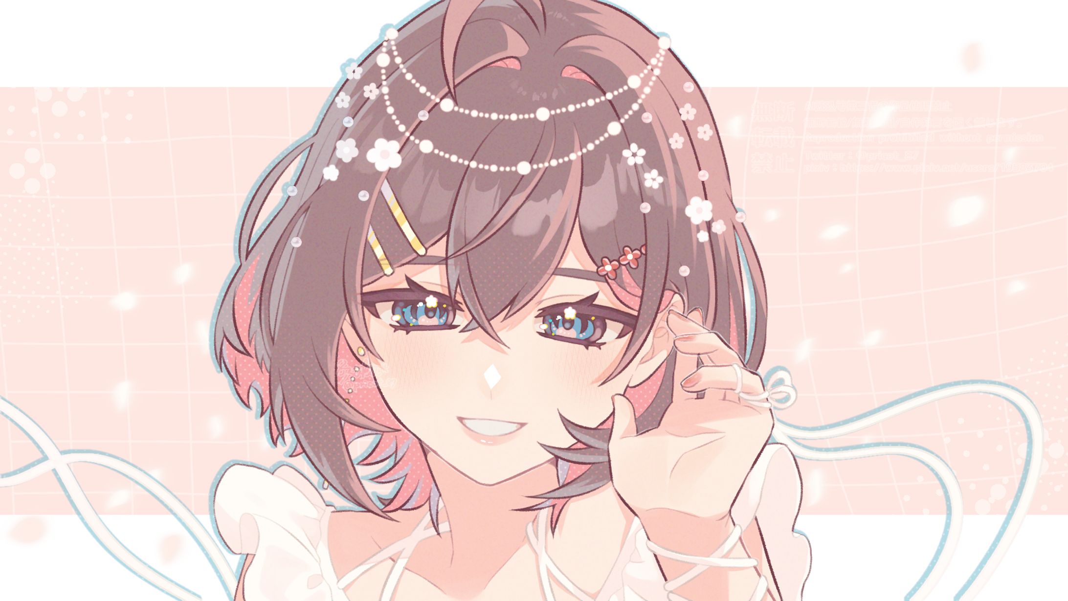 【創作】バストアップイラスト-1