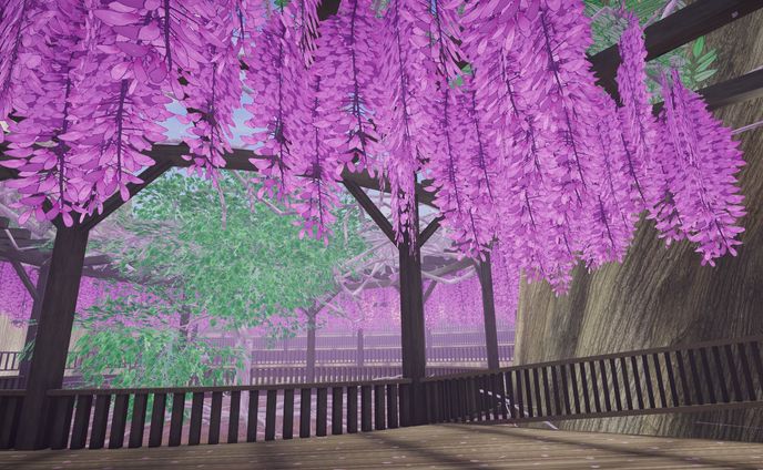 【VRChat】藤の楽園