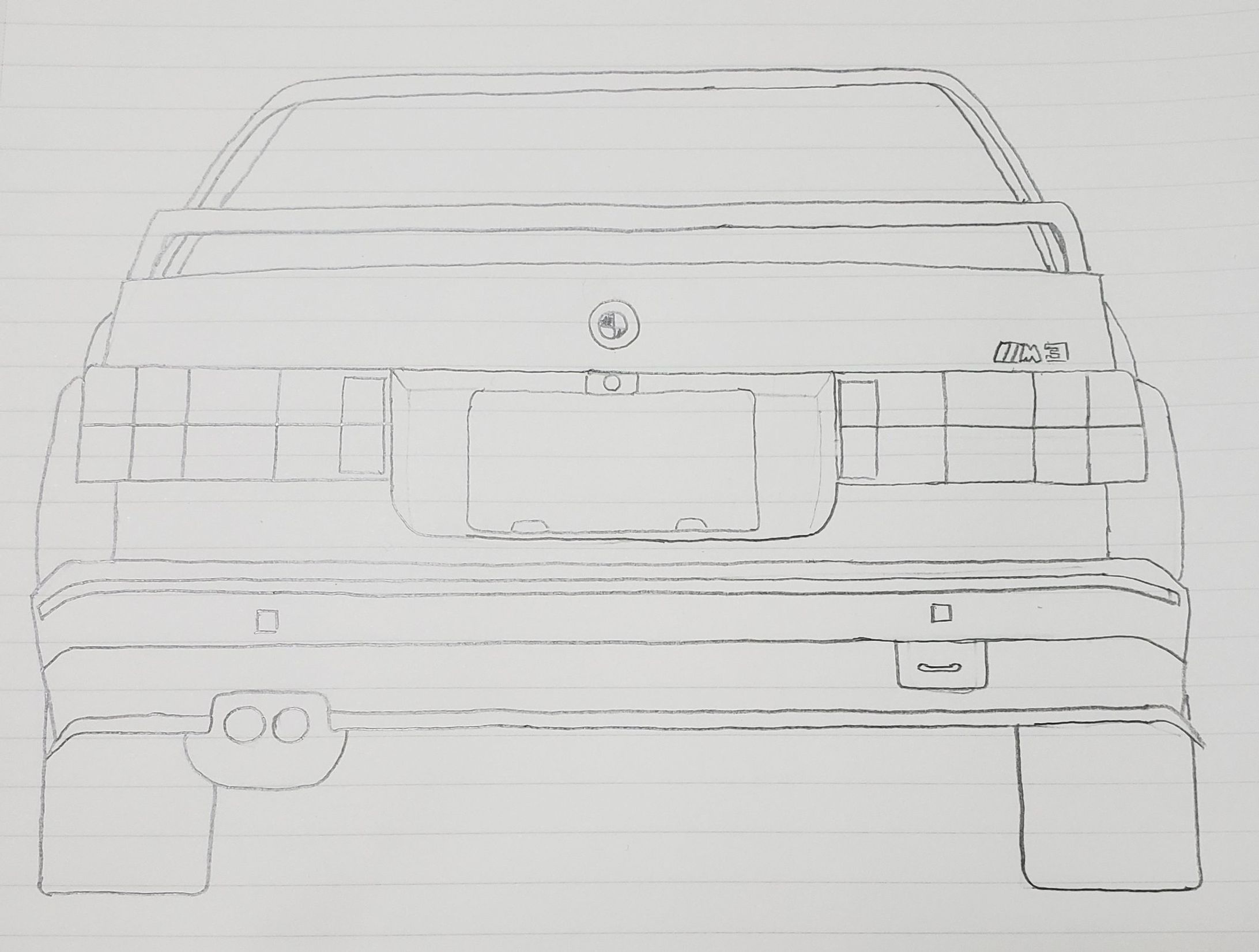 BMW E30M3 テールデザイン-1
