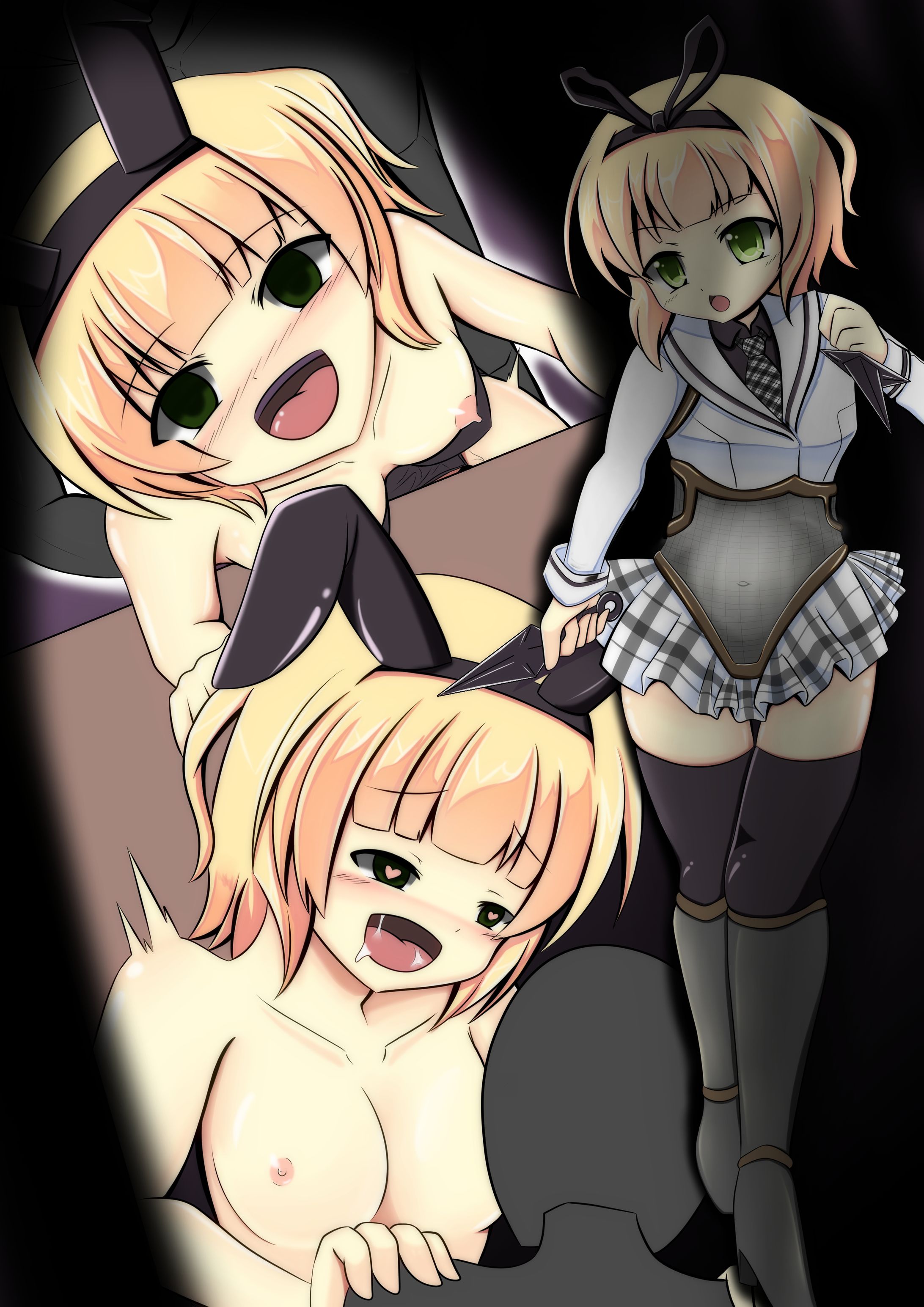 【ごちうさ】対魔忍シャロ悪堕ち洗脳-1