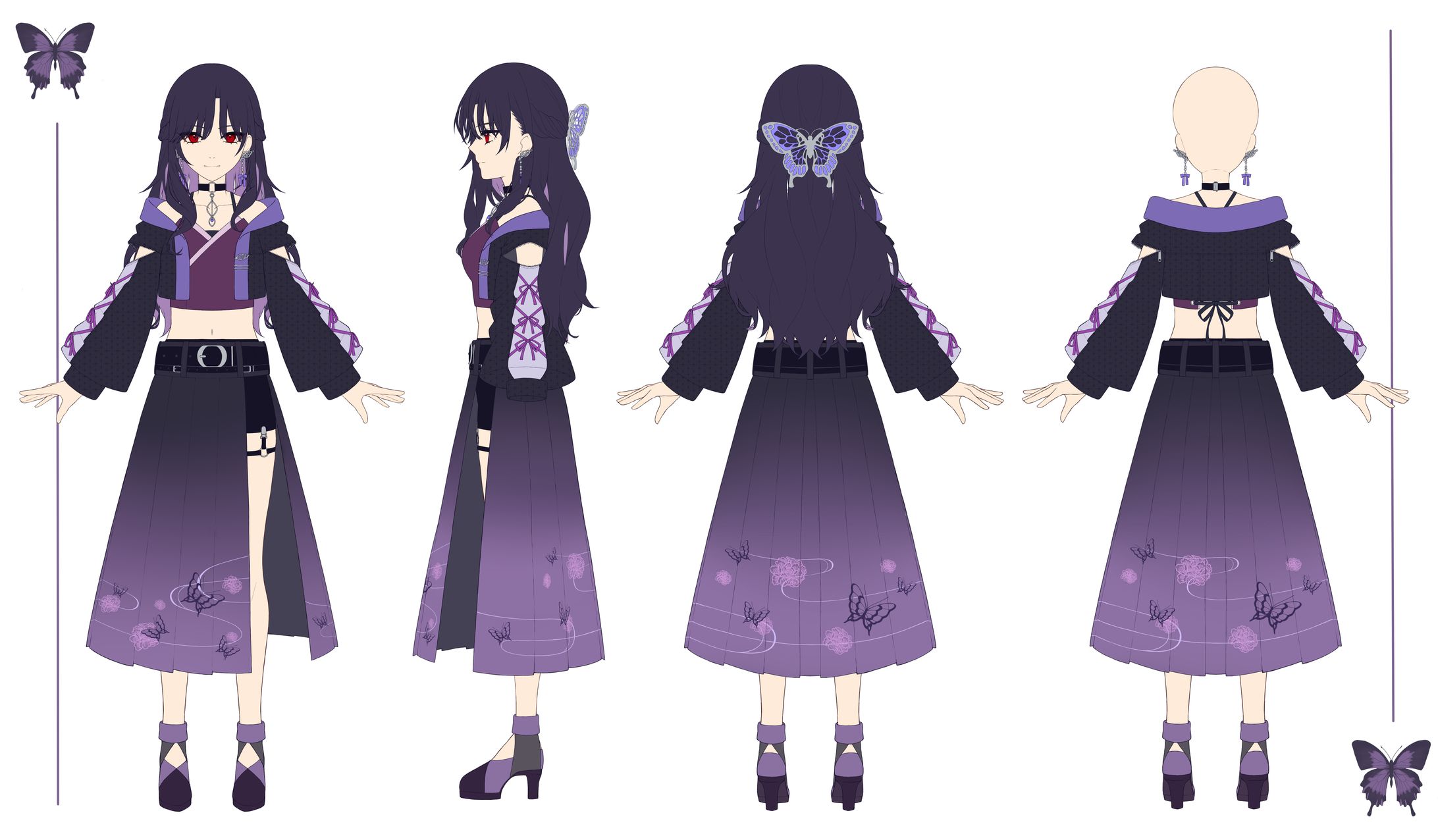 【ご依頼】キャラクターデザイン・三面図【2025】-1