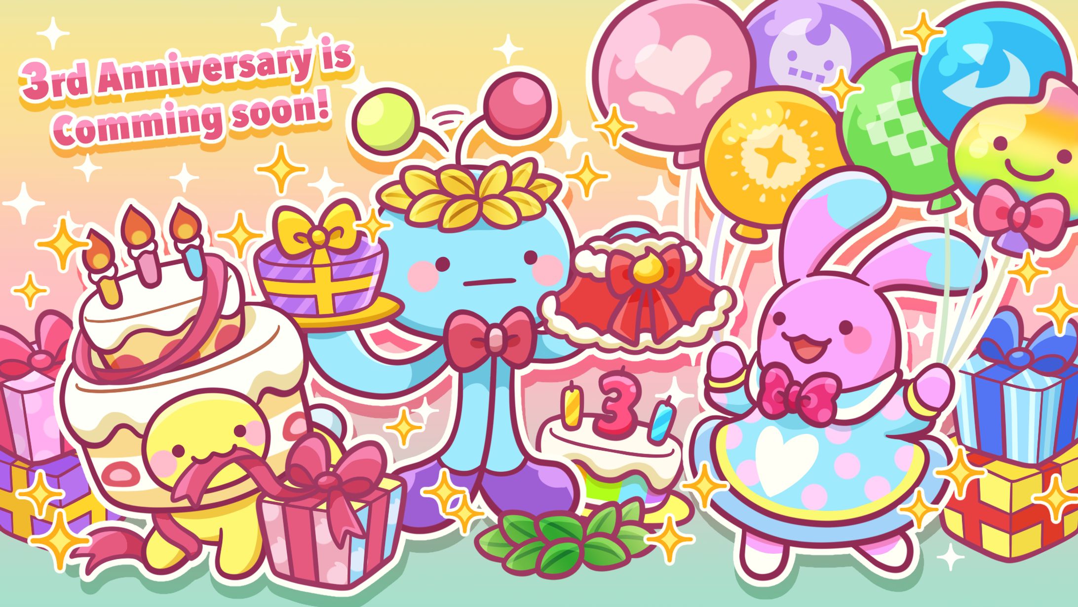 「ことだま日記 」2022_5月イベント 「㊗️３周年❗️ことだまフェスティバル」アイテムデザイン-1