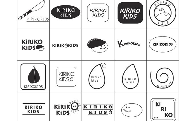 キッズ、ロゴデザイン(シンボルスタイル)