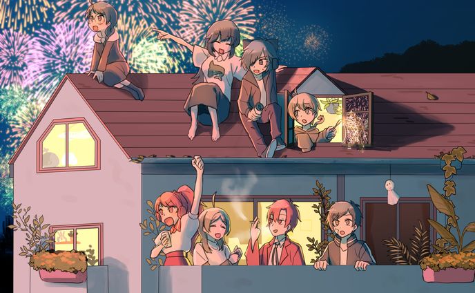 書籍表紙、擬人化