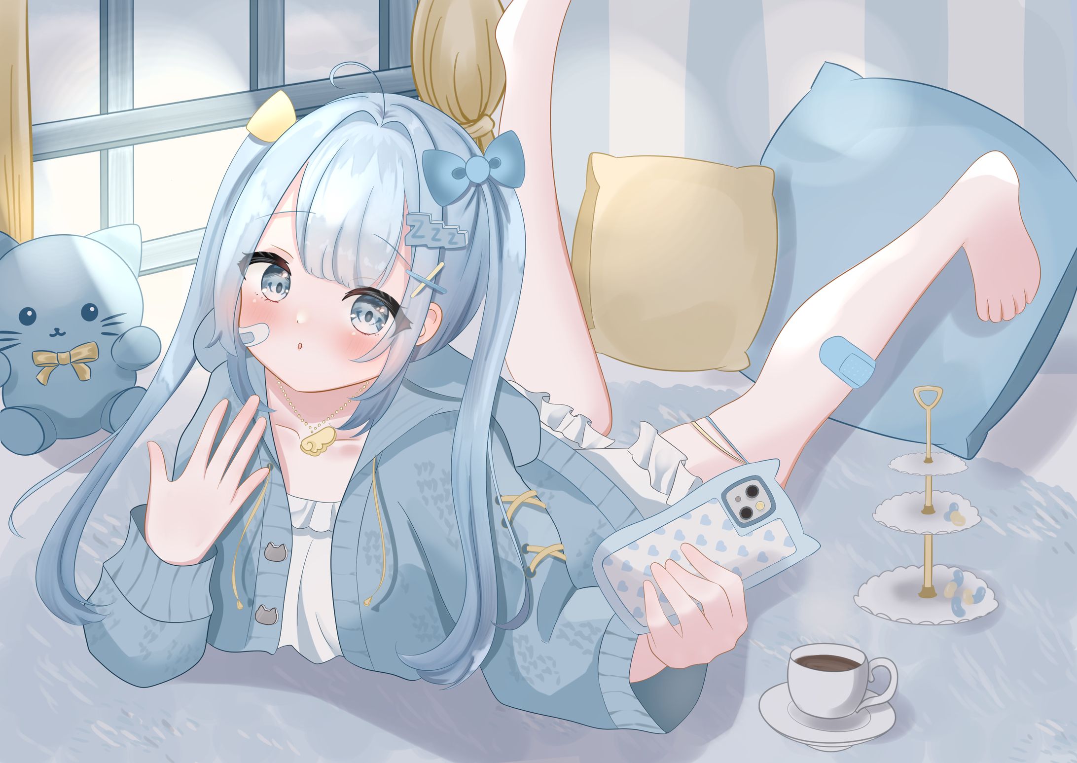 寝転がる女の子-1