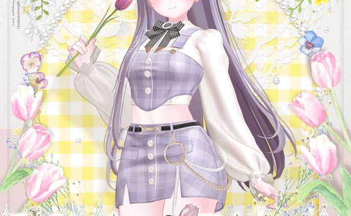 【3D制作】オリジナル衣装『Modern Bloom』