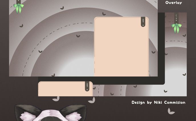 Overlay Gameplay and Just Chatting Cona Kitori