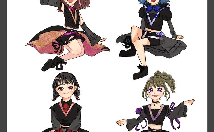 忍者クライシス様　グッズ用イラスト