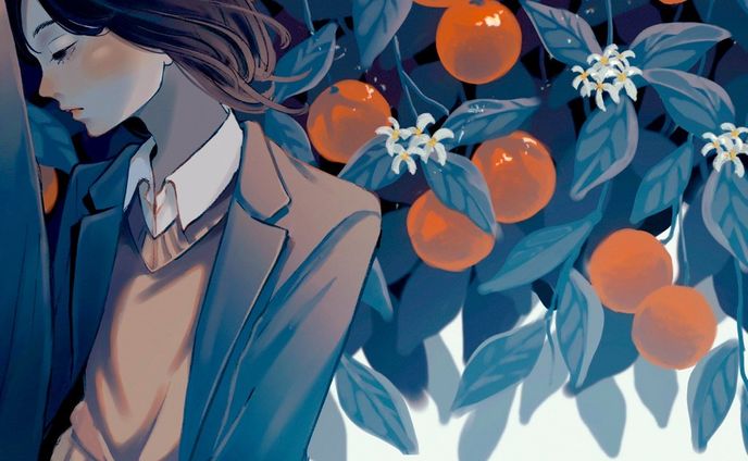 illustrator、美女