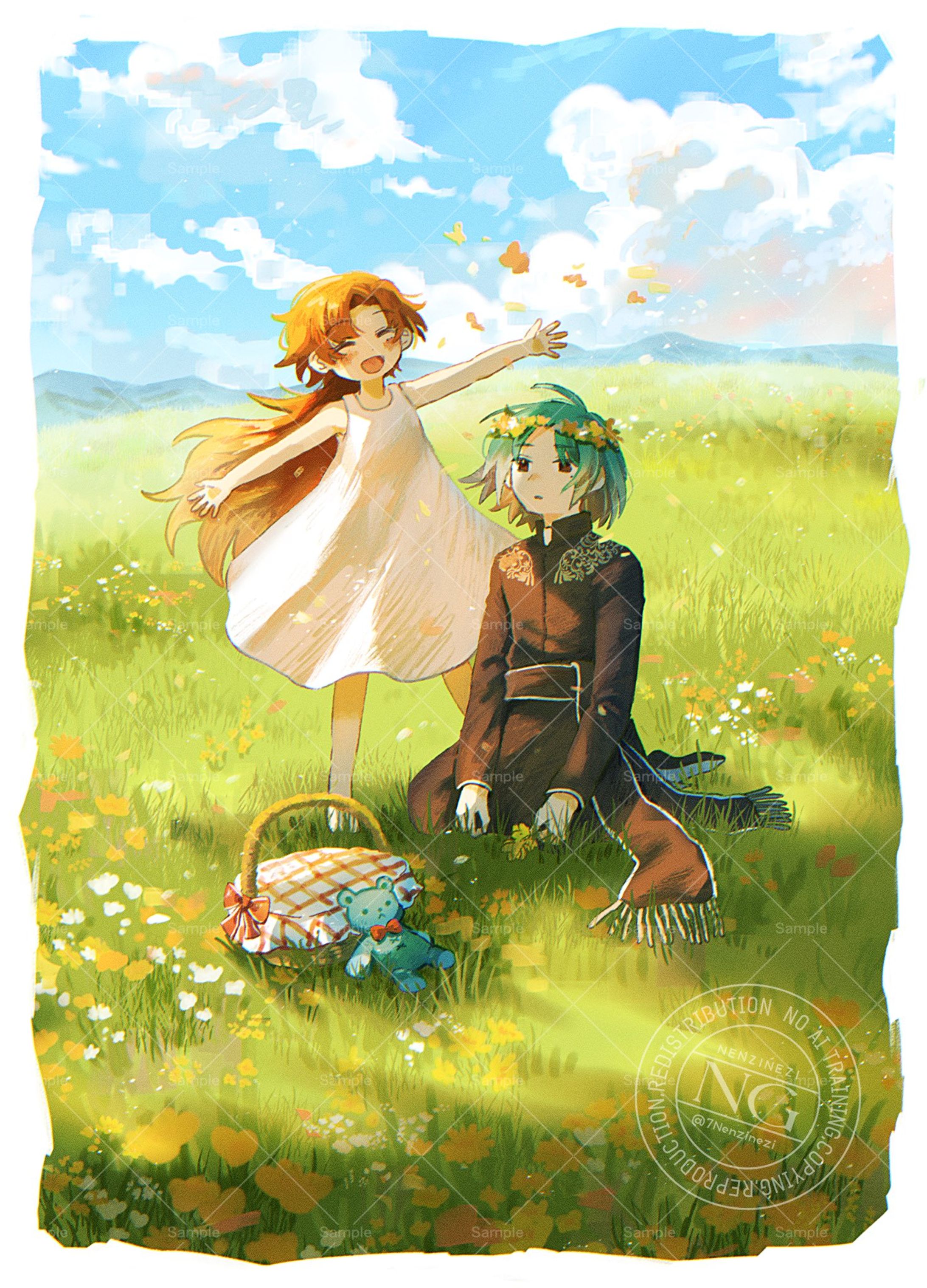 ご依頼  OC1枚絵+ドット絵【skeb】-1