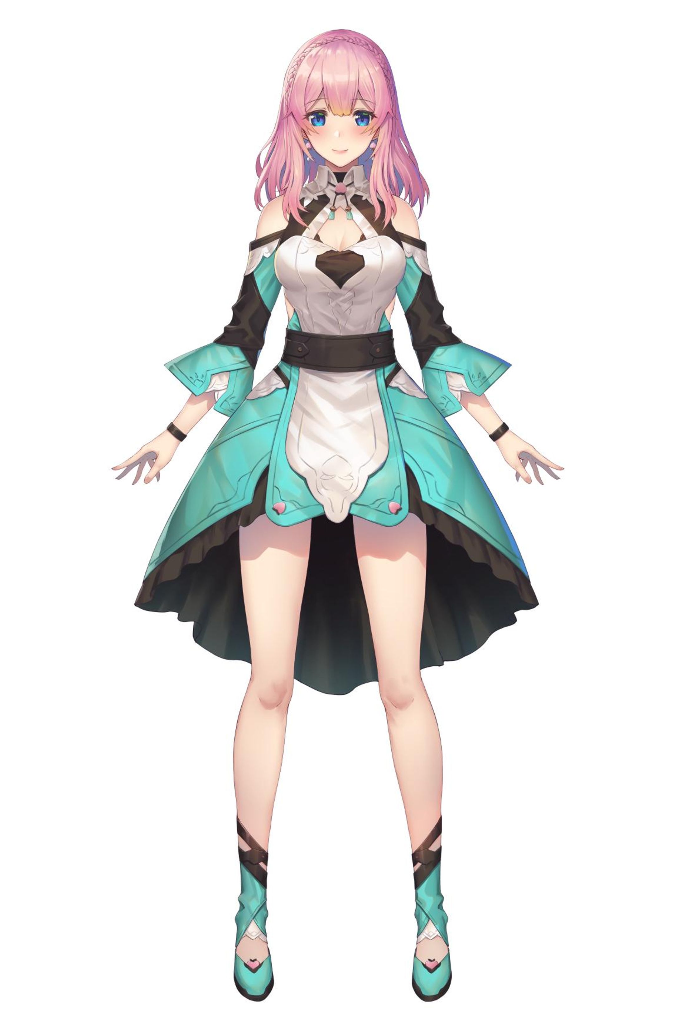 VTuber水蜜ももLive2D用イラスト/マスコットデザイン-1