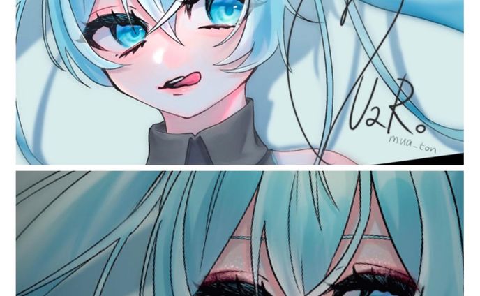💙 ♥️
#イラスト #illust #イラストレーション #illustration #イラストグラム #絵 #art #artwork #illustrator #draw #drawing #painting #girl #女の子 #ボカロ  #初音ミク  #hatsunemiku