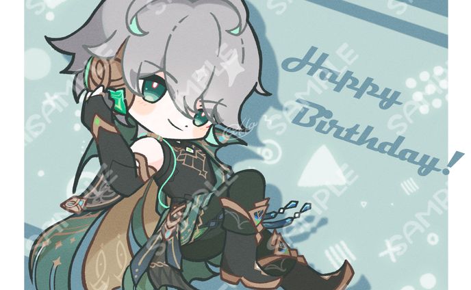 【二次創作イラスト】原神：アルハイゼン