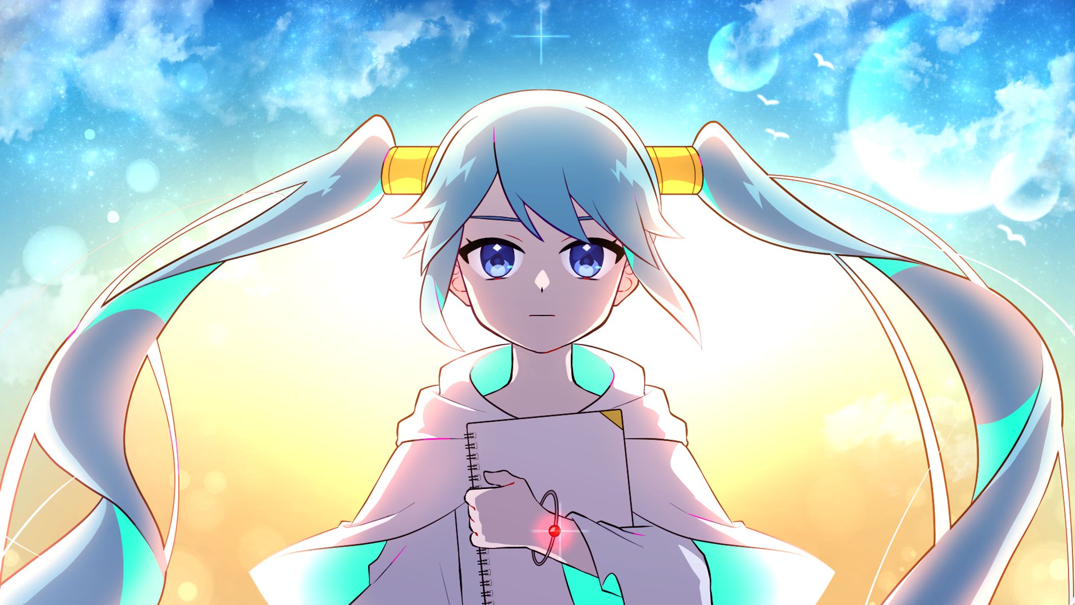 ボカロ楽曲MV「GraΦti」イラスト-1