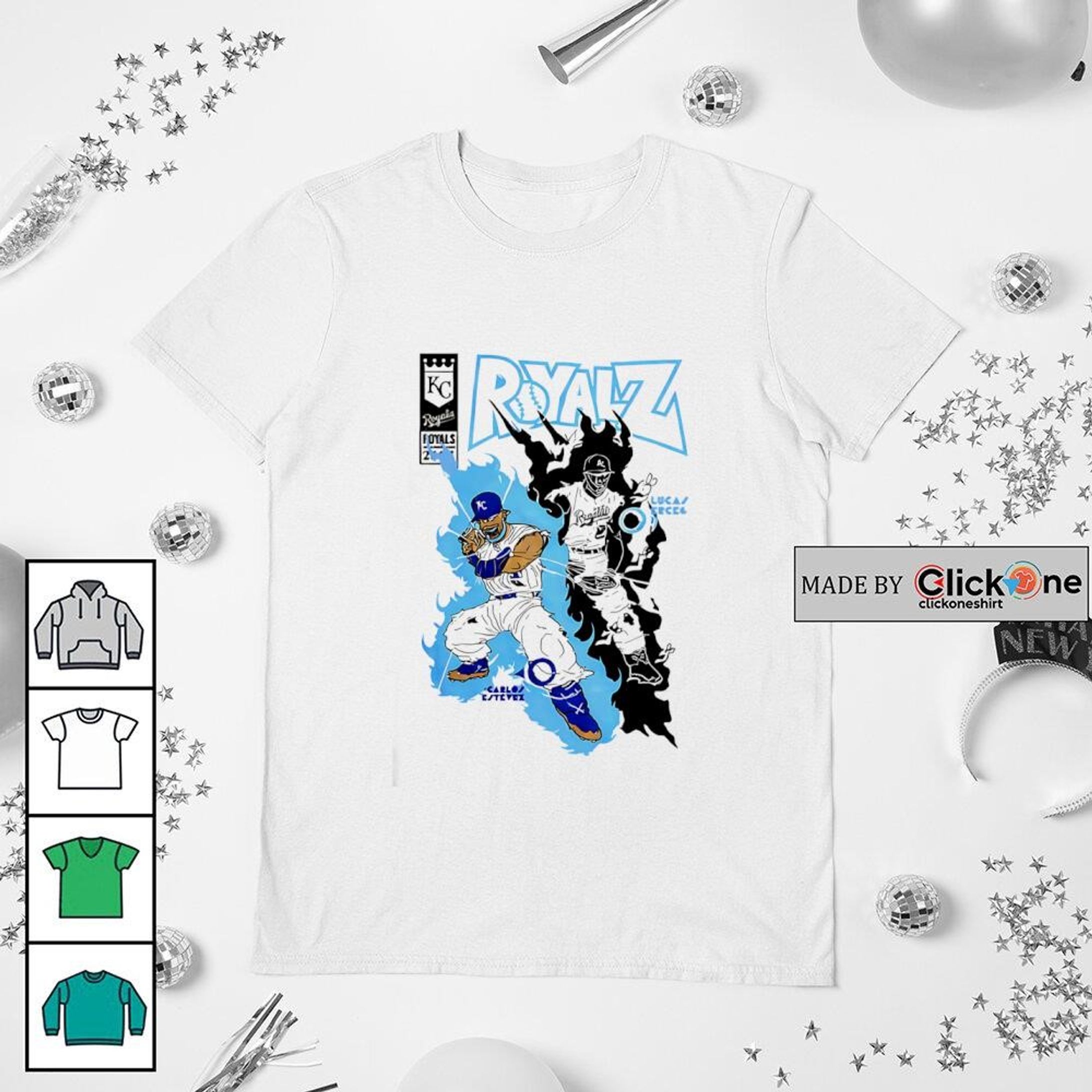 Royal Power Fusion – Baseball x Manga Energy Tee-1