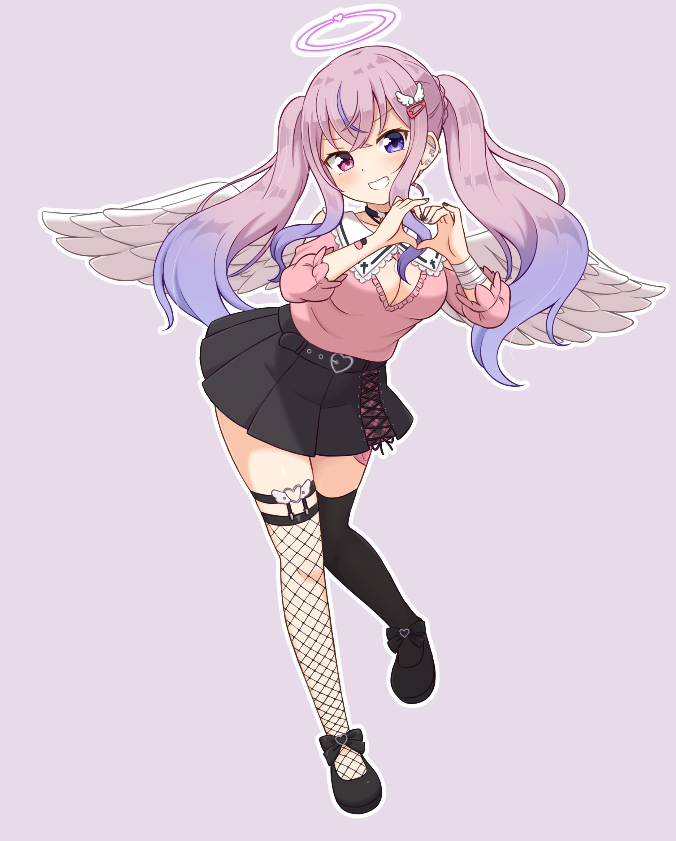 Vtuber 胡桃沢りりか 様 サムネイル用立ち絵-1