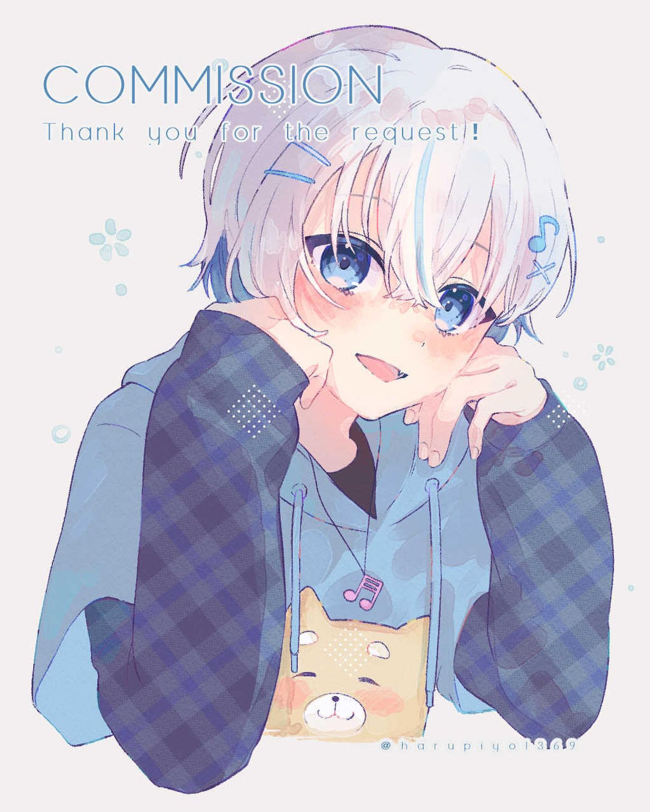 納品しました☁️💙🎵
海音ぎおん様からのご依頼で描かせていただきました♪
リクエストありがとうございました！

制作途中で もっと可愛らしい雰囲気をだしたい思い、陰影と塗り方を変えたのでイラスト2枚できちゃいました😅
 
 #VTuber #海音ぎおん
 
#Skeb #コミッション #commission #commissionpainting  #commissionart  #commissionartist #commissionwork 
 
#イラスト #イラストレーション  #イラストグラム  #イラストレーター  #illust #illustration #illustagram  #イラスト依頼 #絵 #일러스트  #插图 #art  #artwork #artist
#かわいいイラスト-1