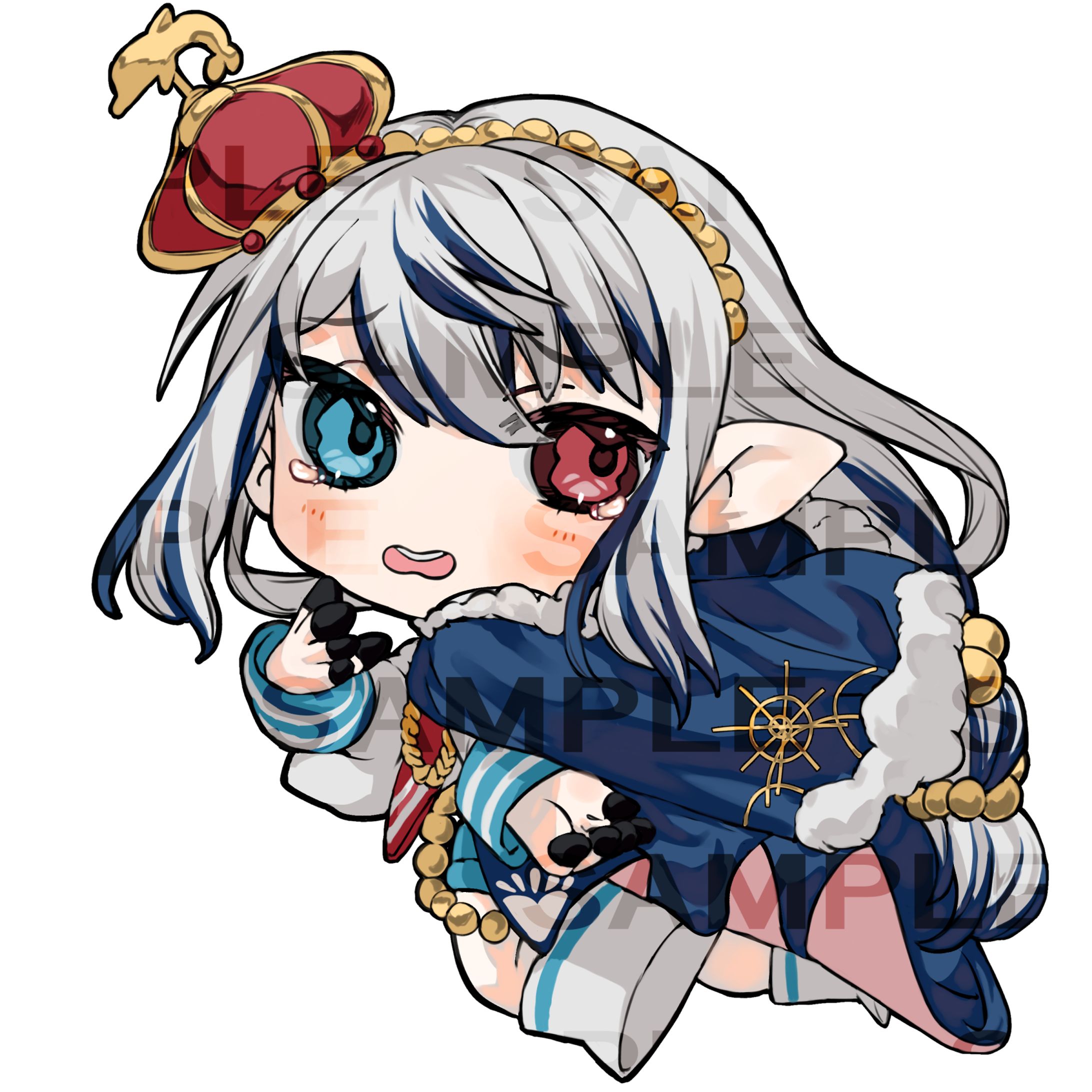 【Works】王海ルカ様SDイラスト制作-1