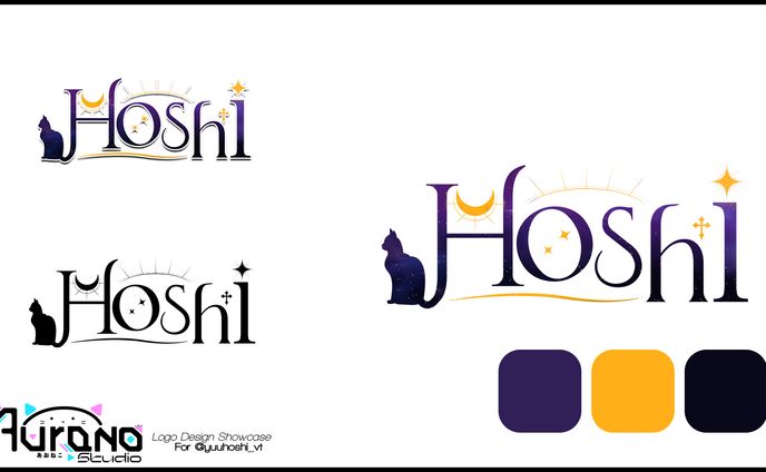 Hoshi Vtuber Logo Design