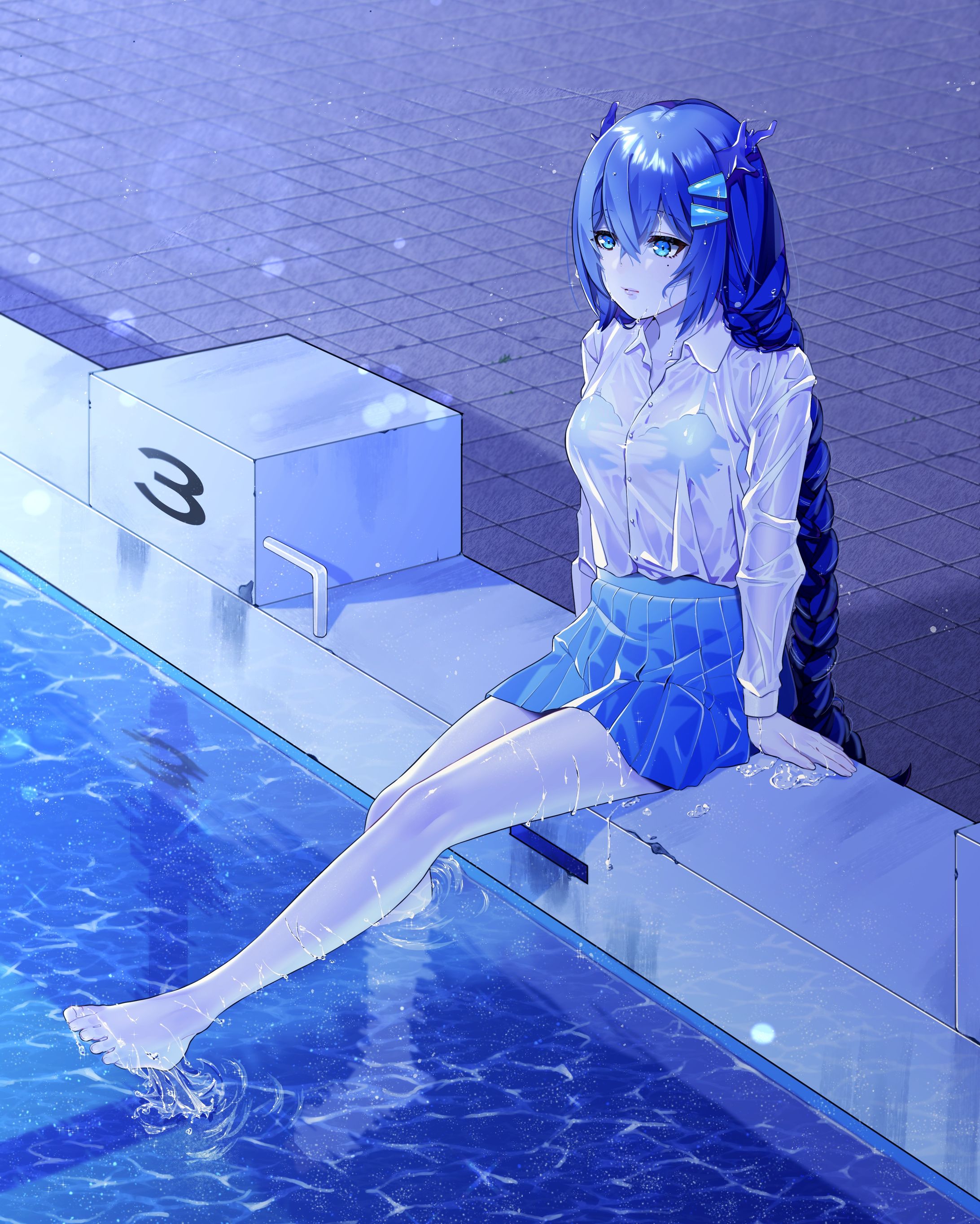 190827プールサイドしのちゃん-1