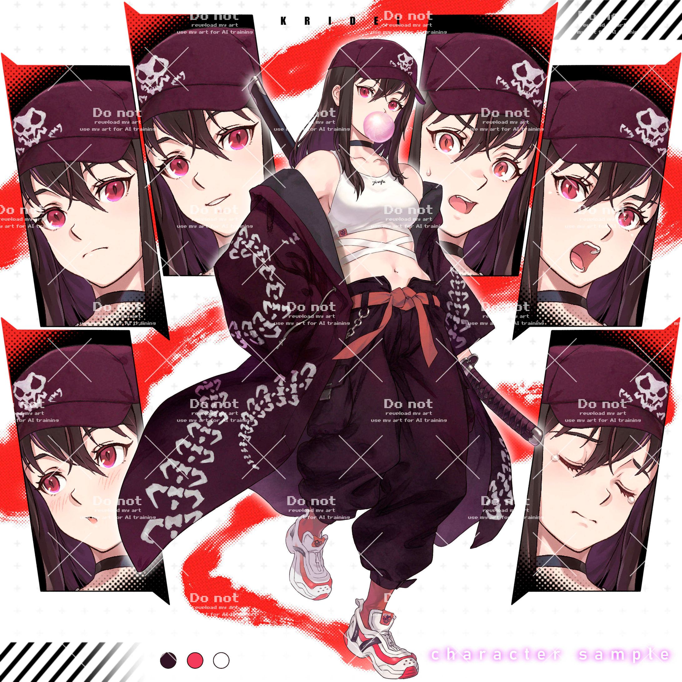 SKIMA・キャラ販売商品「蛇眼の剣士」-1
