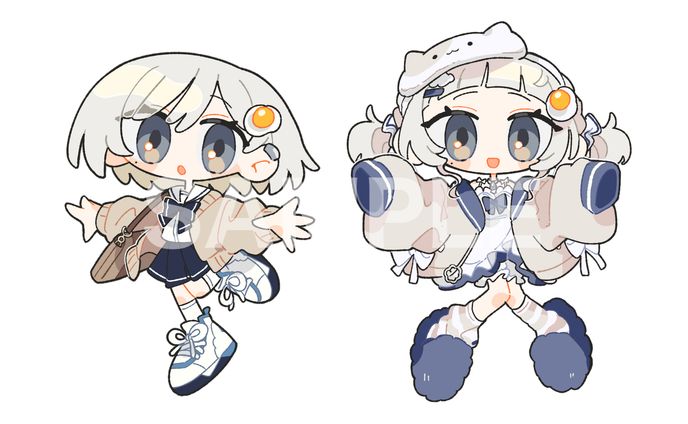 デフォルメイラスト、ビューティ