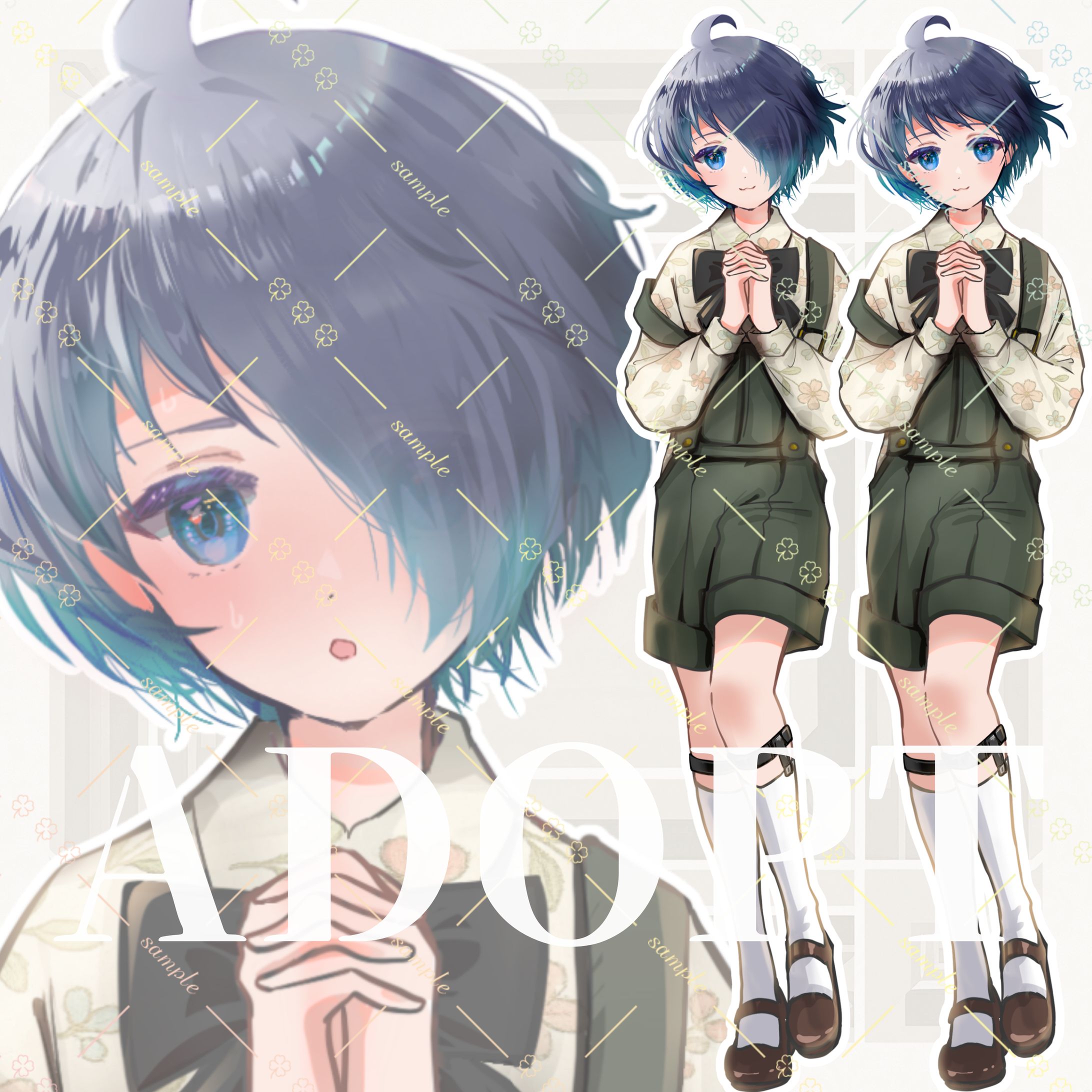 【キャラ販売】立ち絵(前髪差分)-1