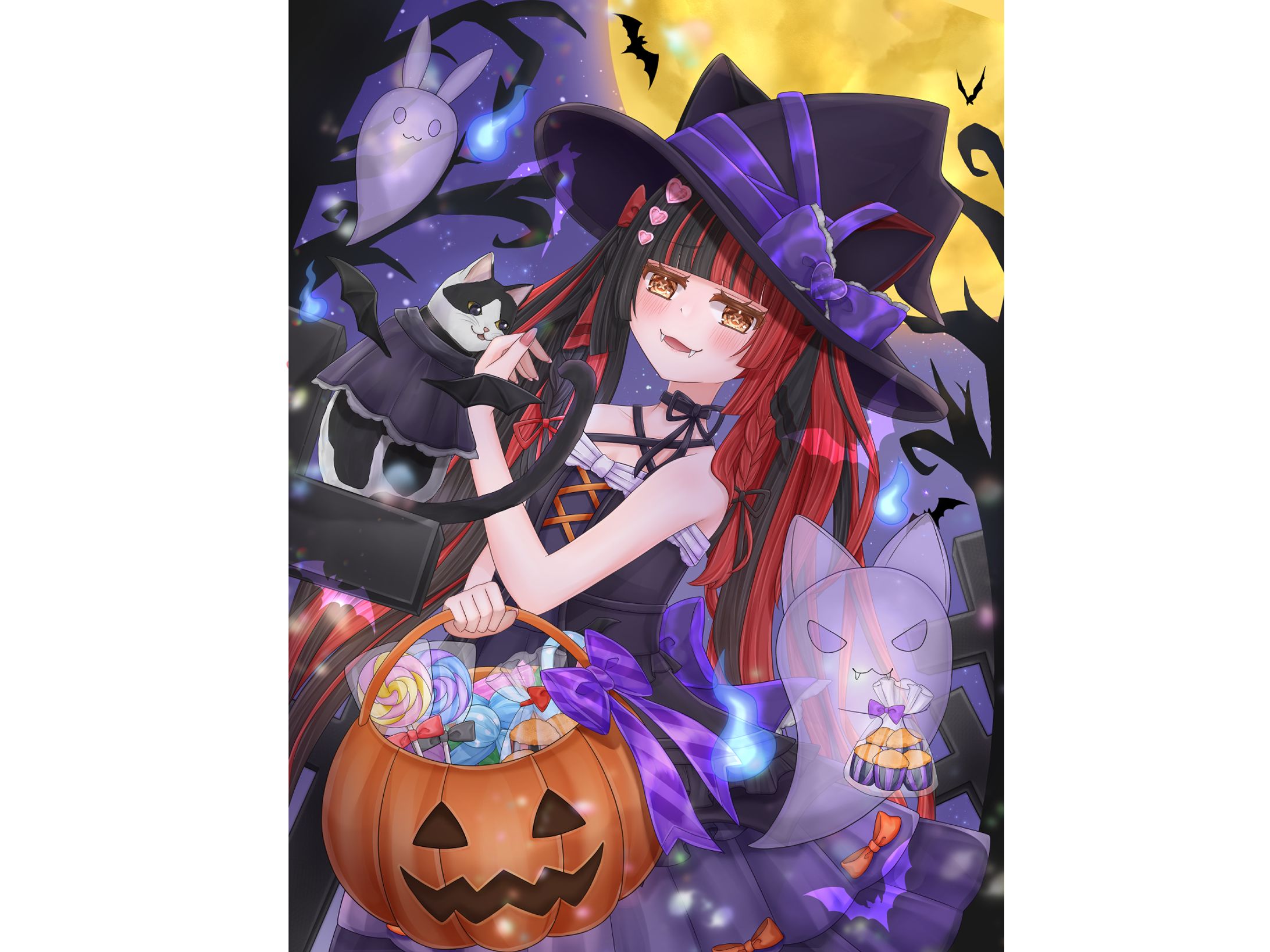 【 千綺ぺな様】ハロウィンイラスト-1