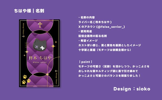 【名刺】柊木ちはや様