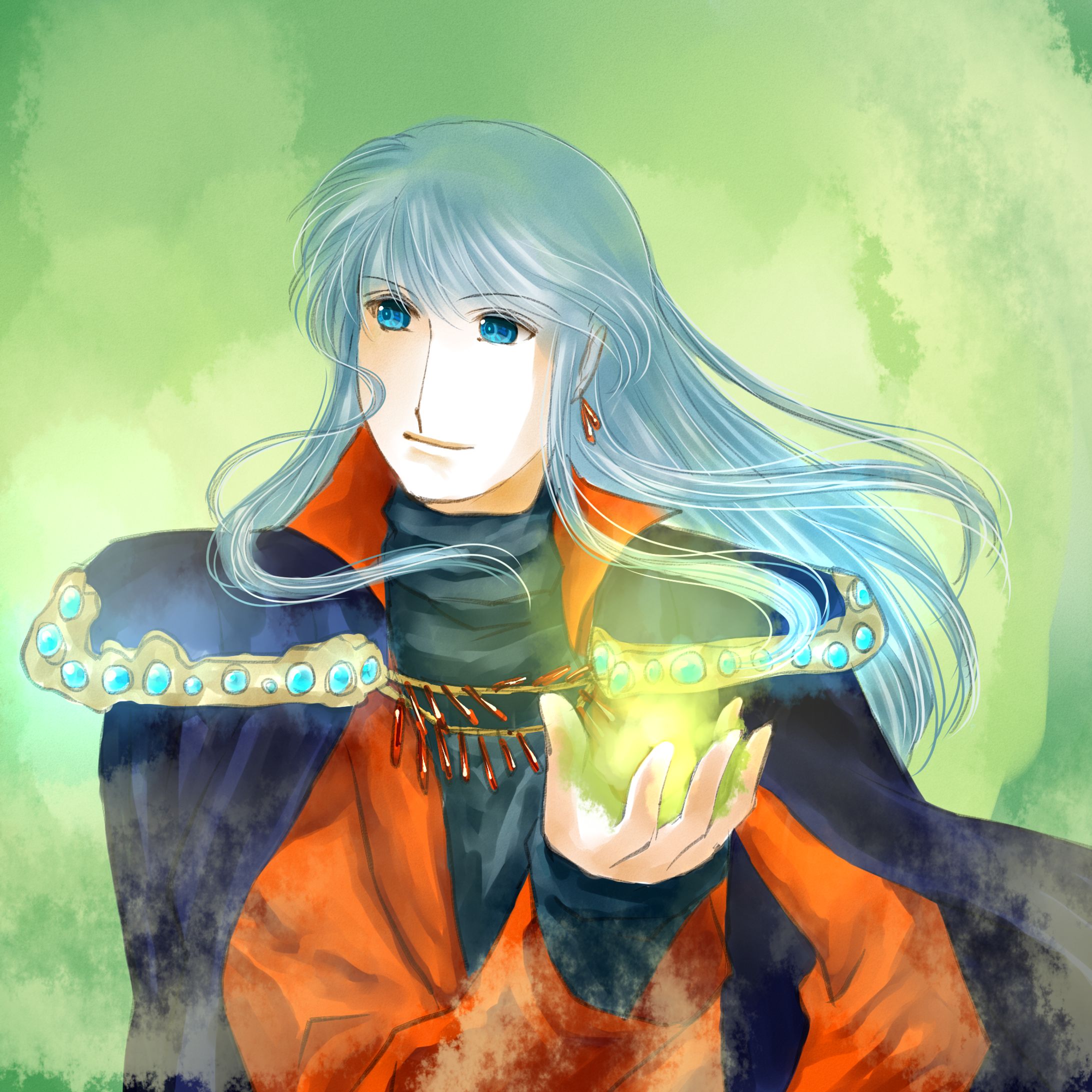 【自創作】OC（長髪男子）-1