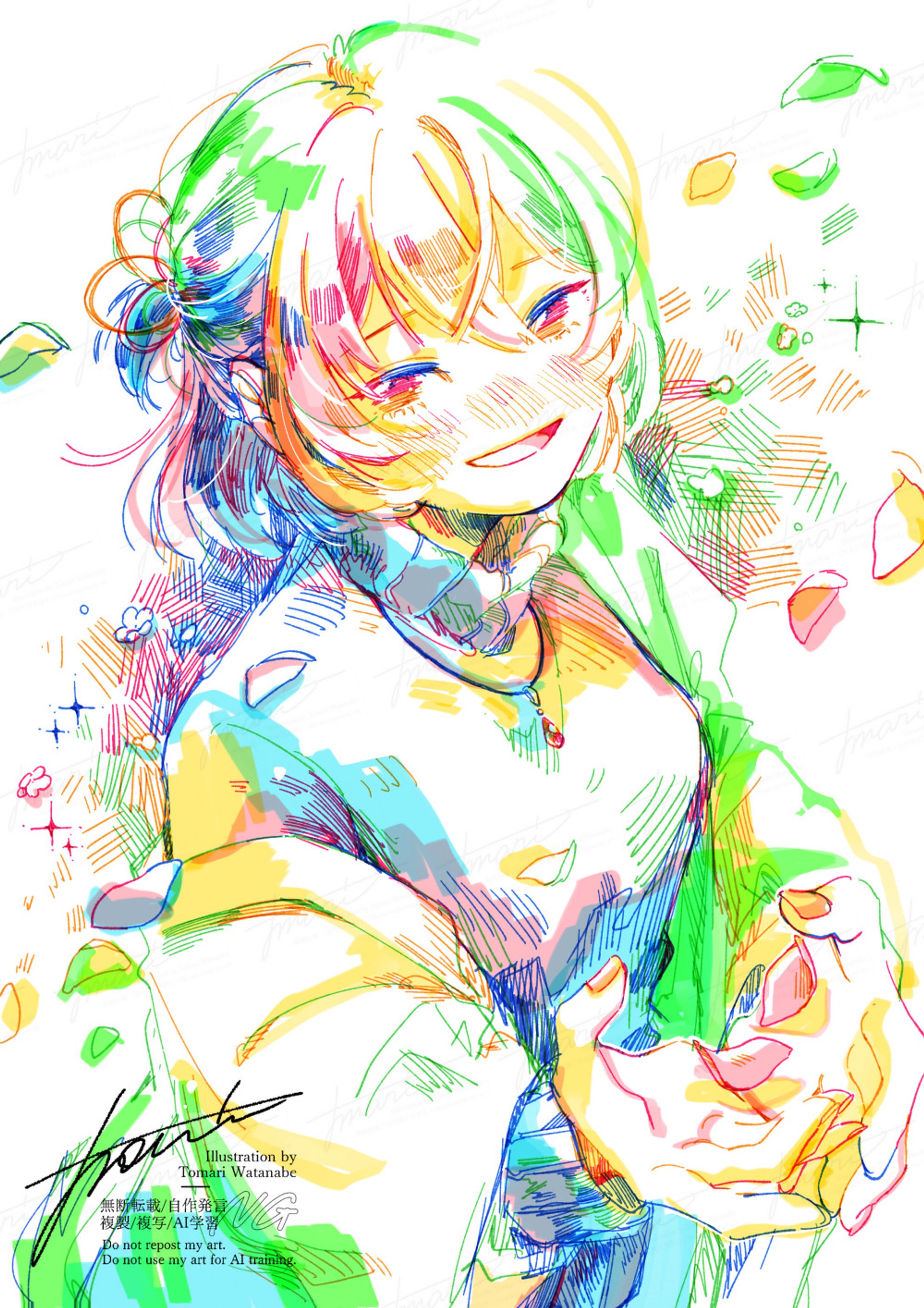 ルツ様 活動記念イラスト-1