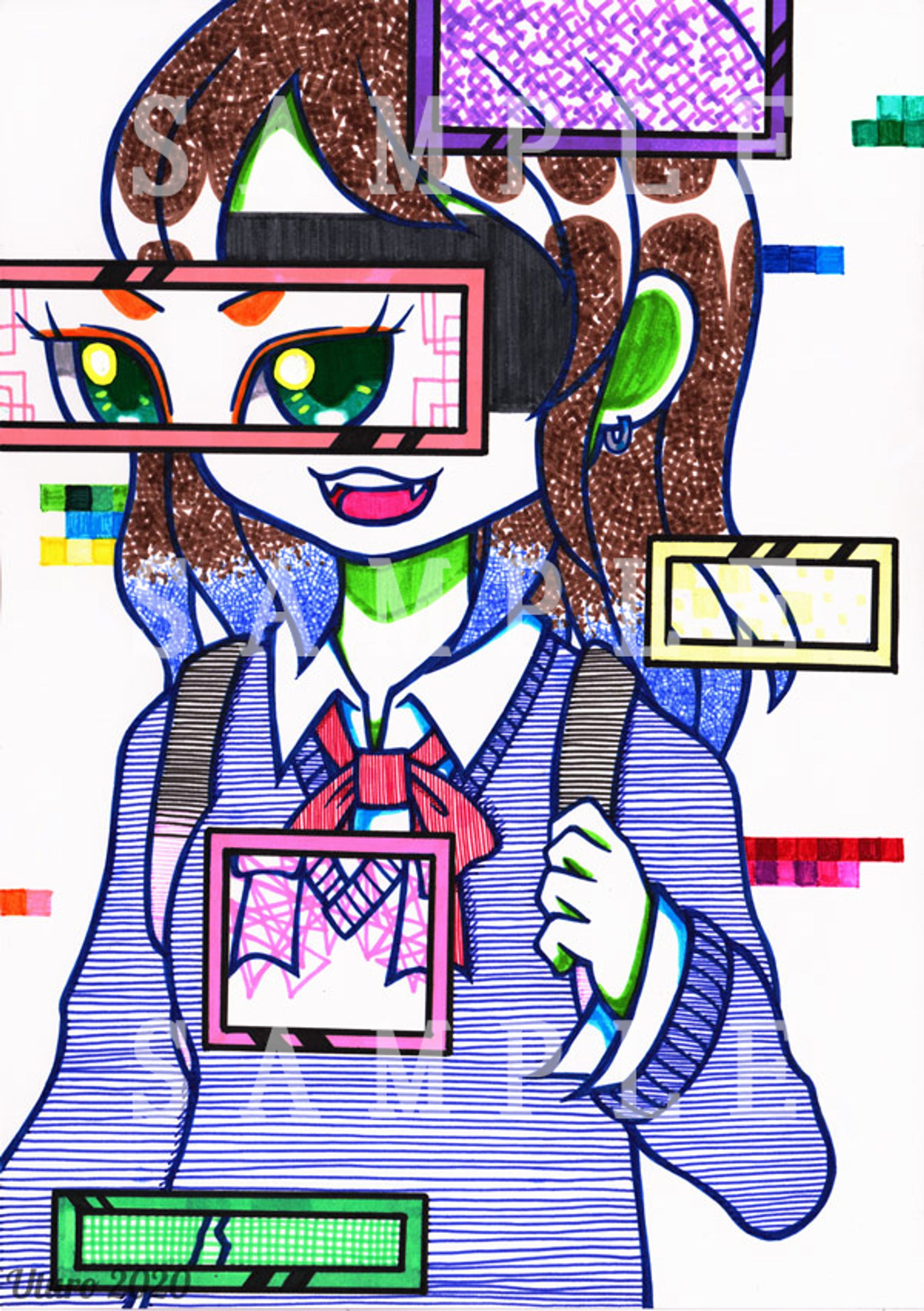 Glitch girl-1