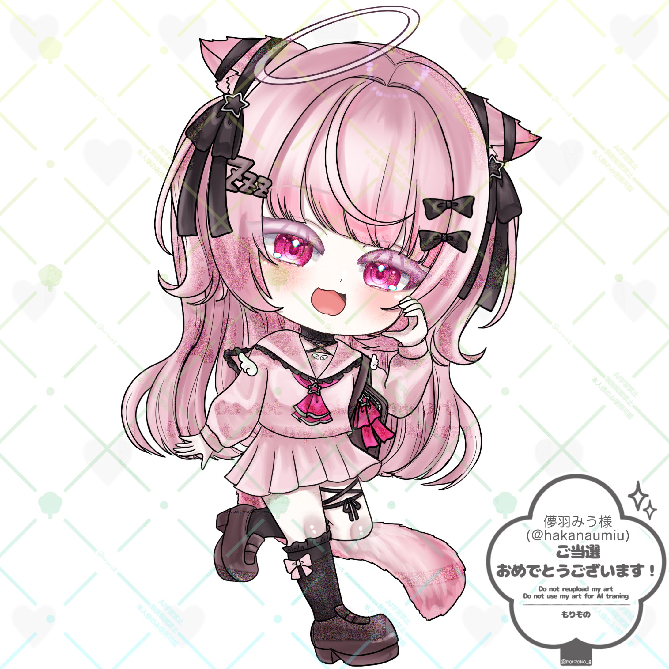 【第6回】儚夢みう様制服企画SDイラスト-1