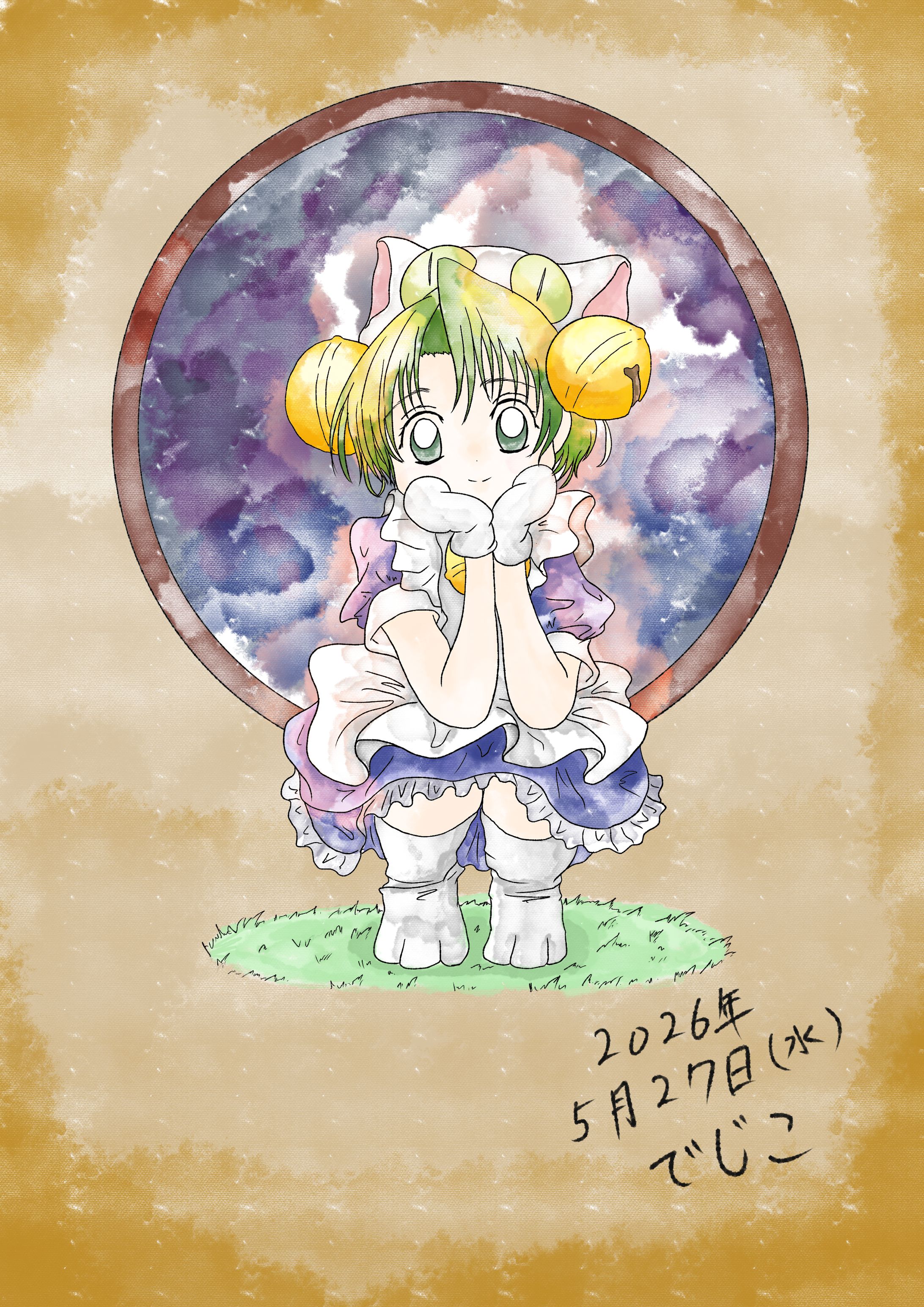 デジタルでの水彩画風-1