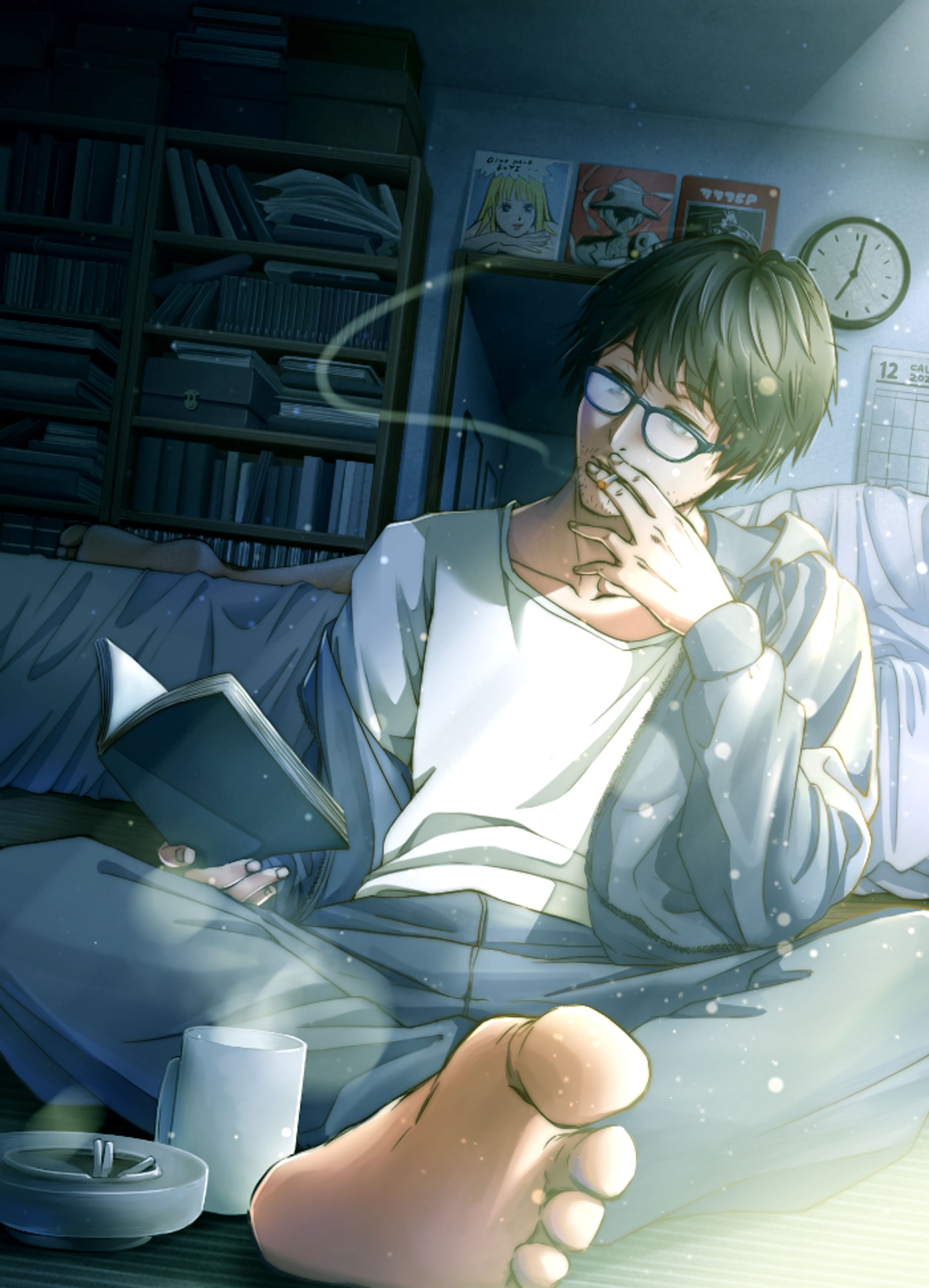 2021/11/14【カラーイラスト】静寂-1