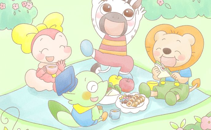 教材絵本の挿絵