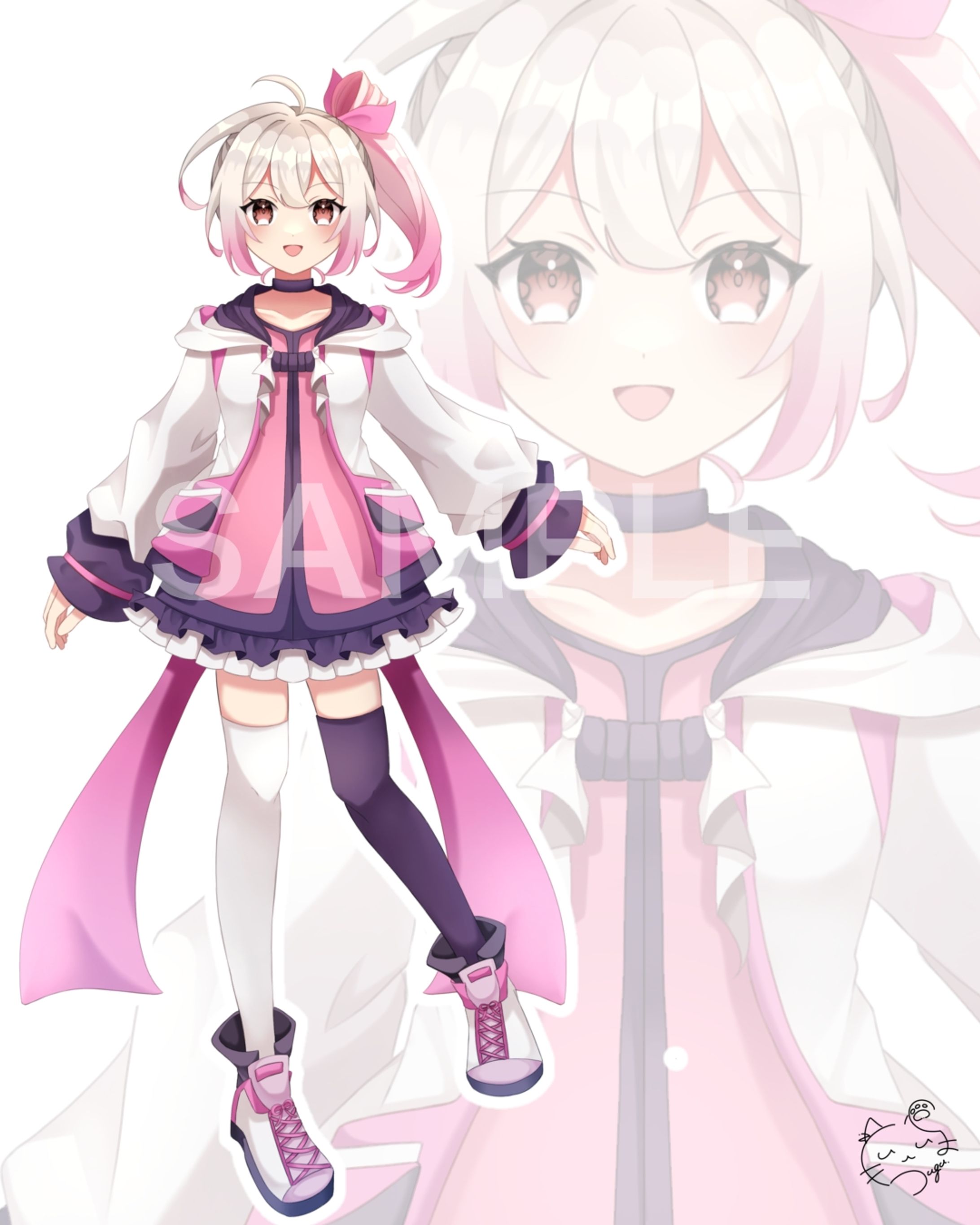 夜噺ナナ様 IRIAM用立ち絵-1