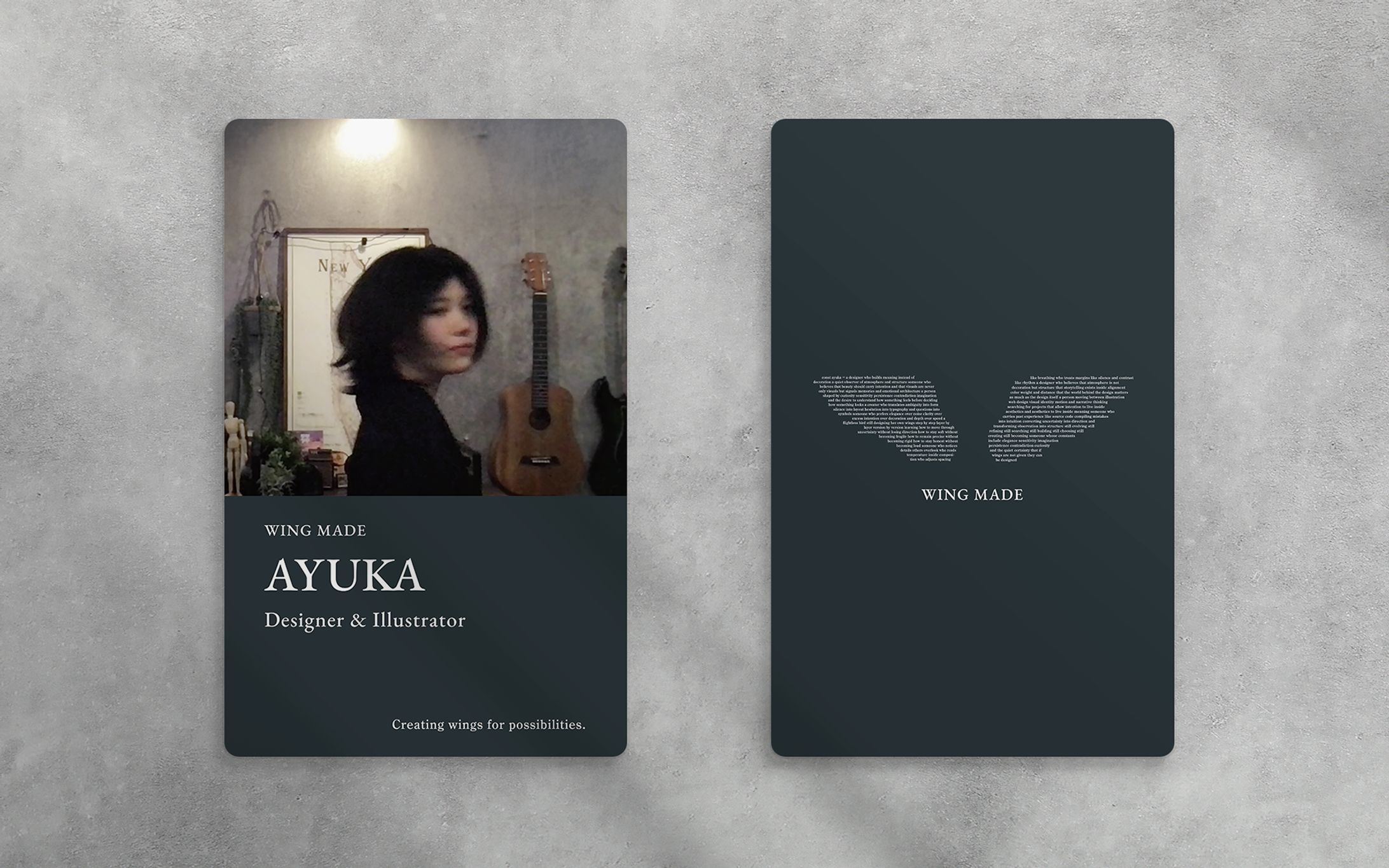 デジタル名刺（個人制作）-1