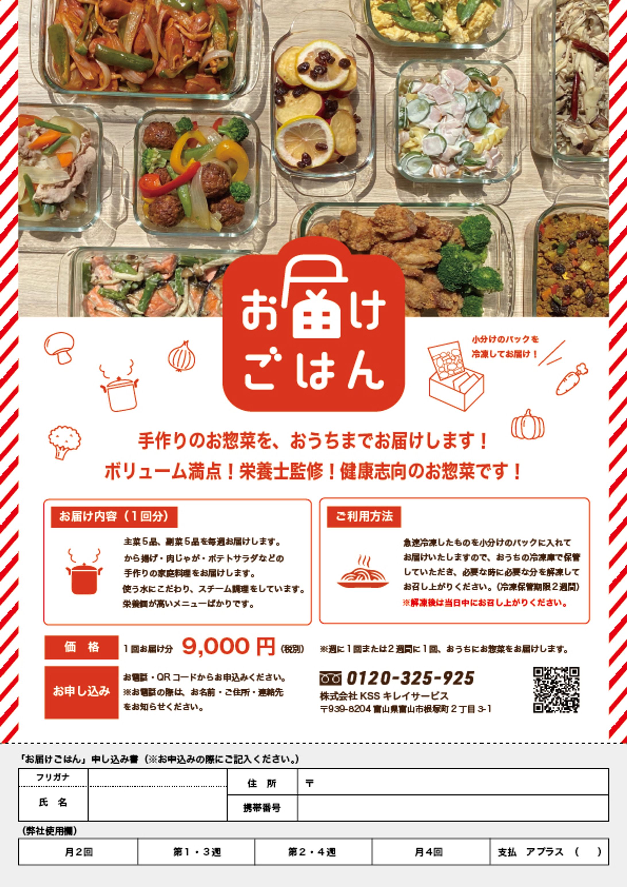 お届けごはんA5チラシ-1