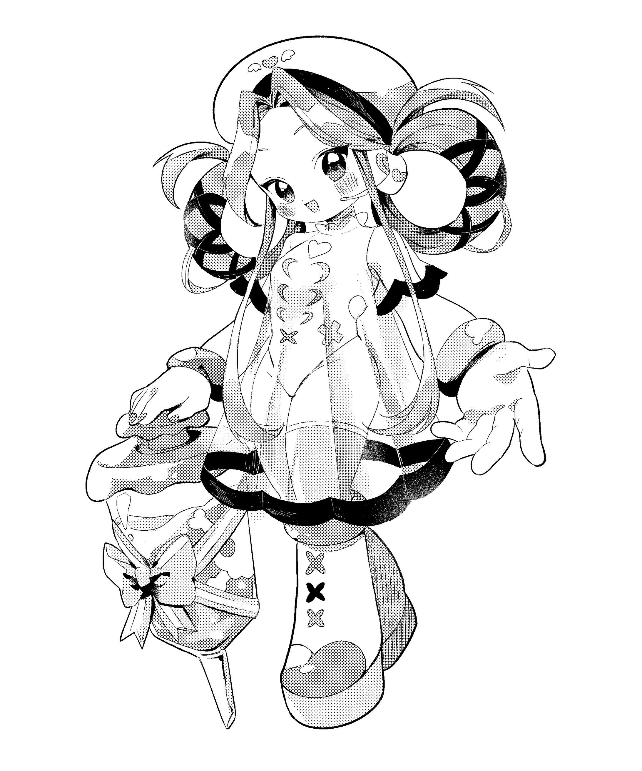 モノクロイラスト-1