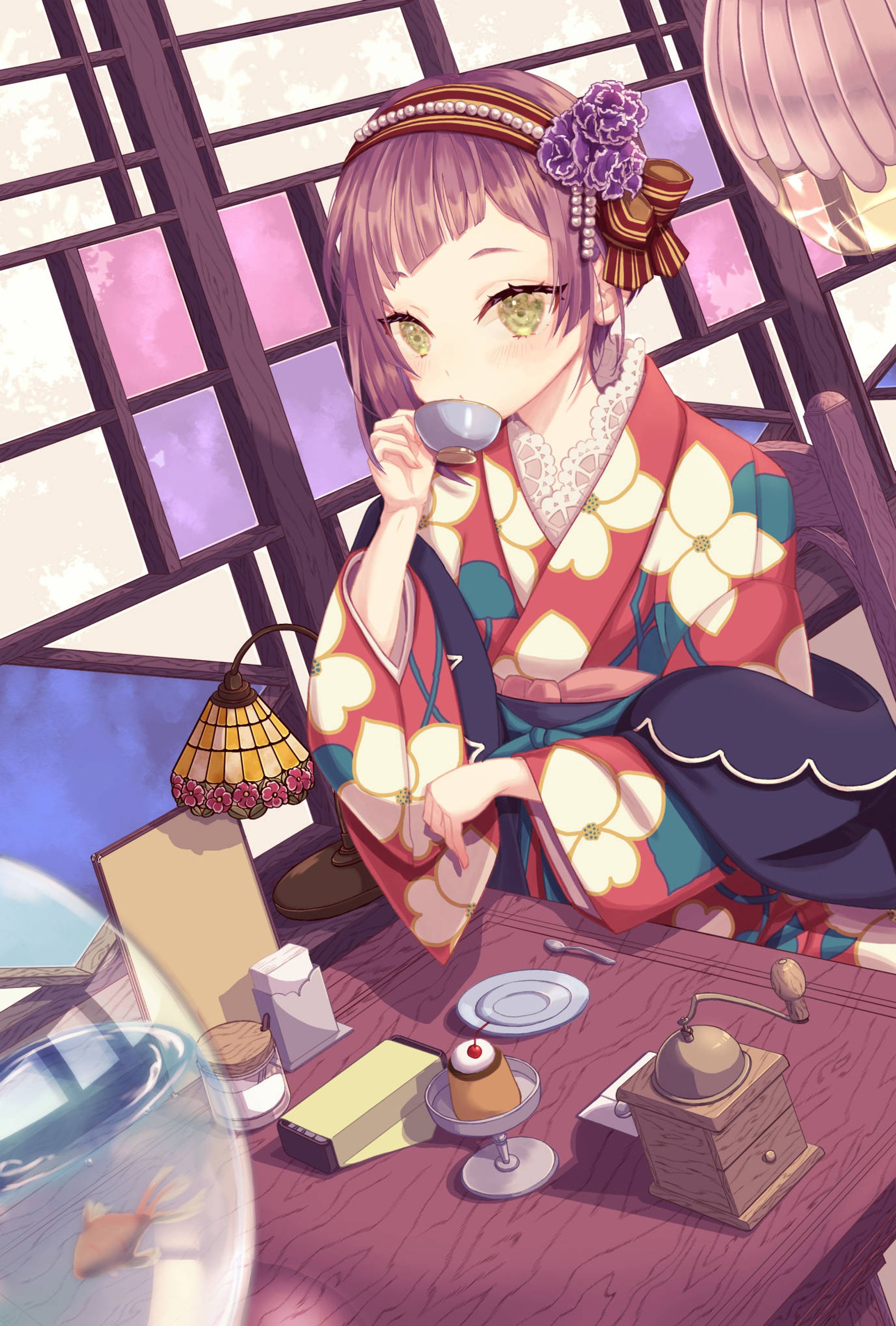 喫茶店にて。-1