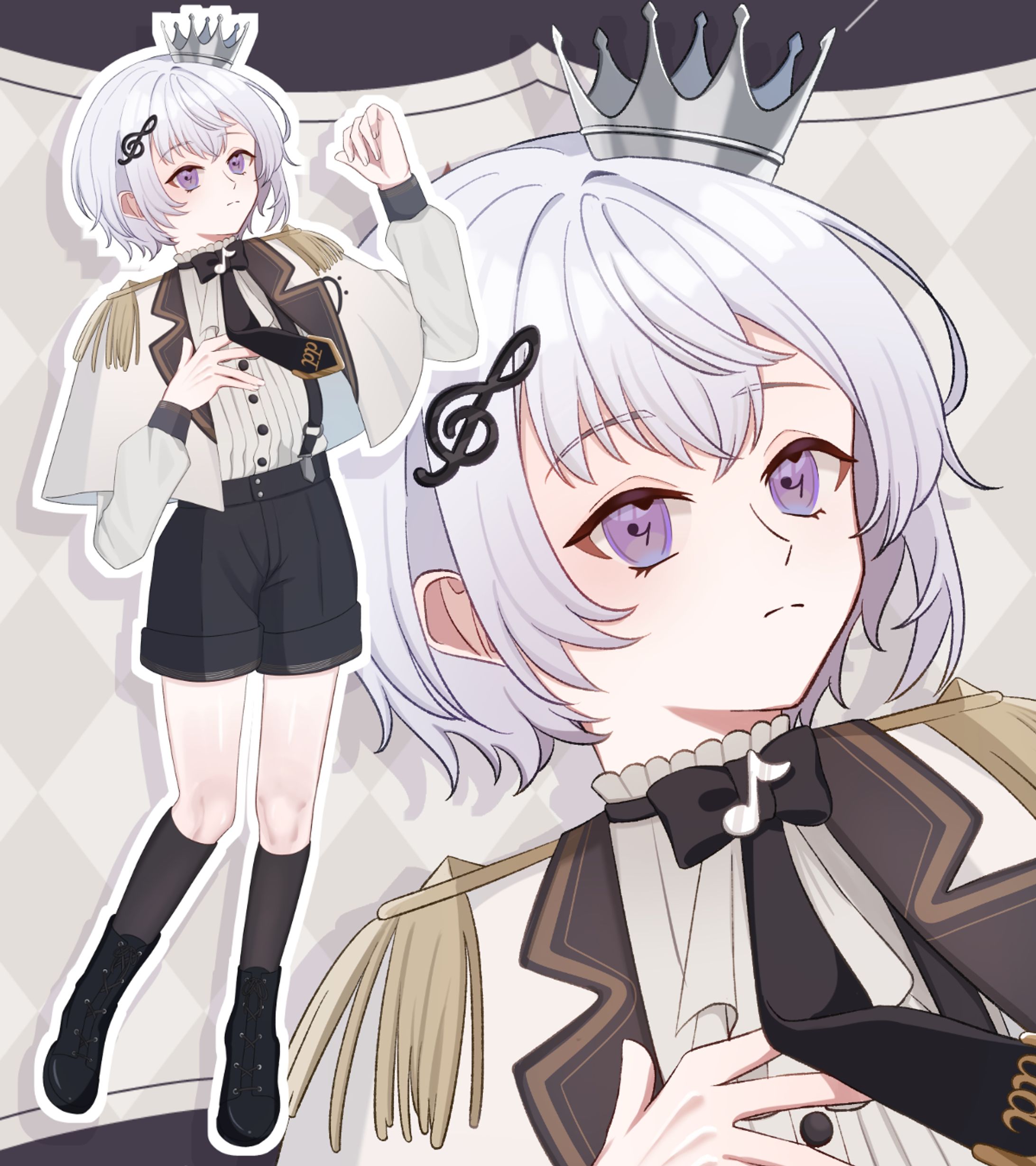 【OC】モノクロ王子-1