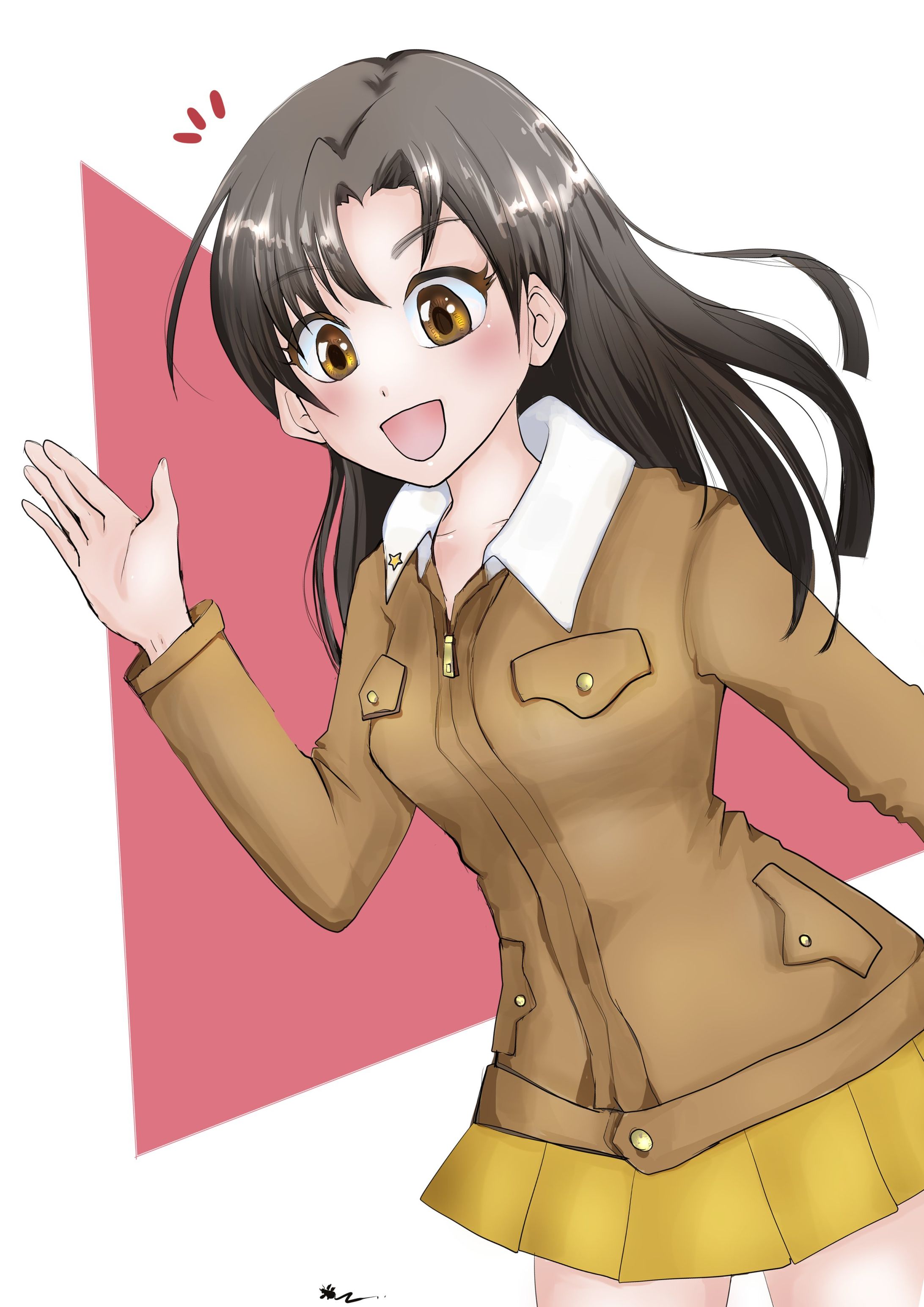 ガールズ&パンツァー　西さん-1