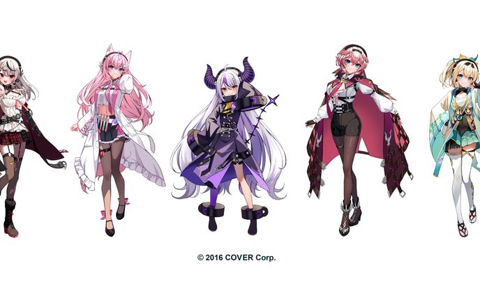 秘密結社holoX様「劣等上等 / Giga」立ち絵・サムネイルイラスト